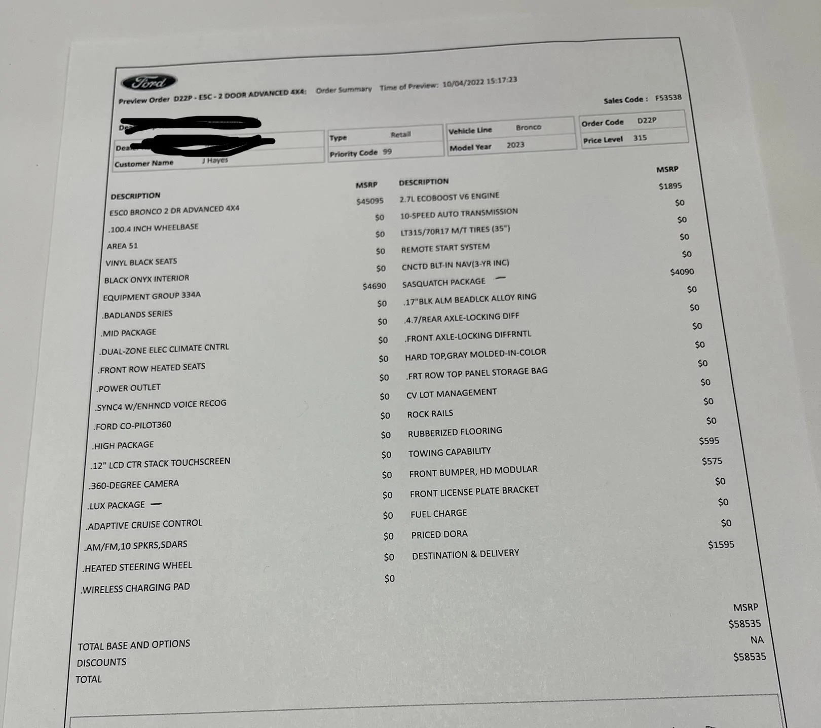 Ford Bronco Email from Ford - should I be concerned? 03A7DEDD-C966-49C9-AF02-520FBE9046BC