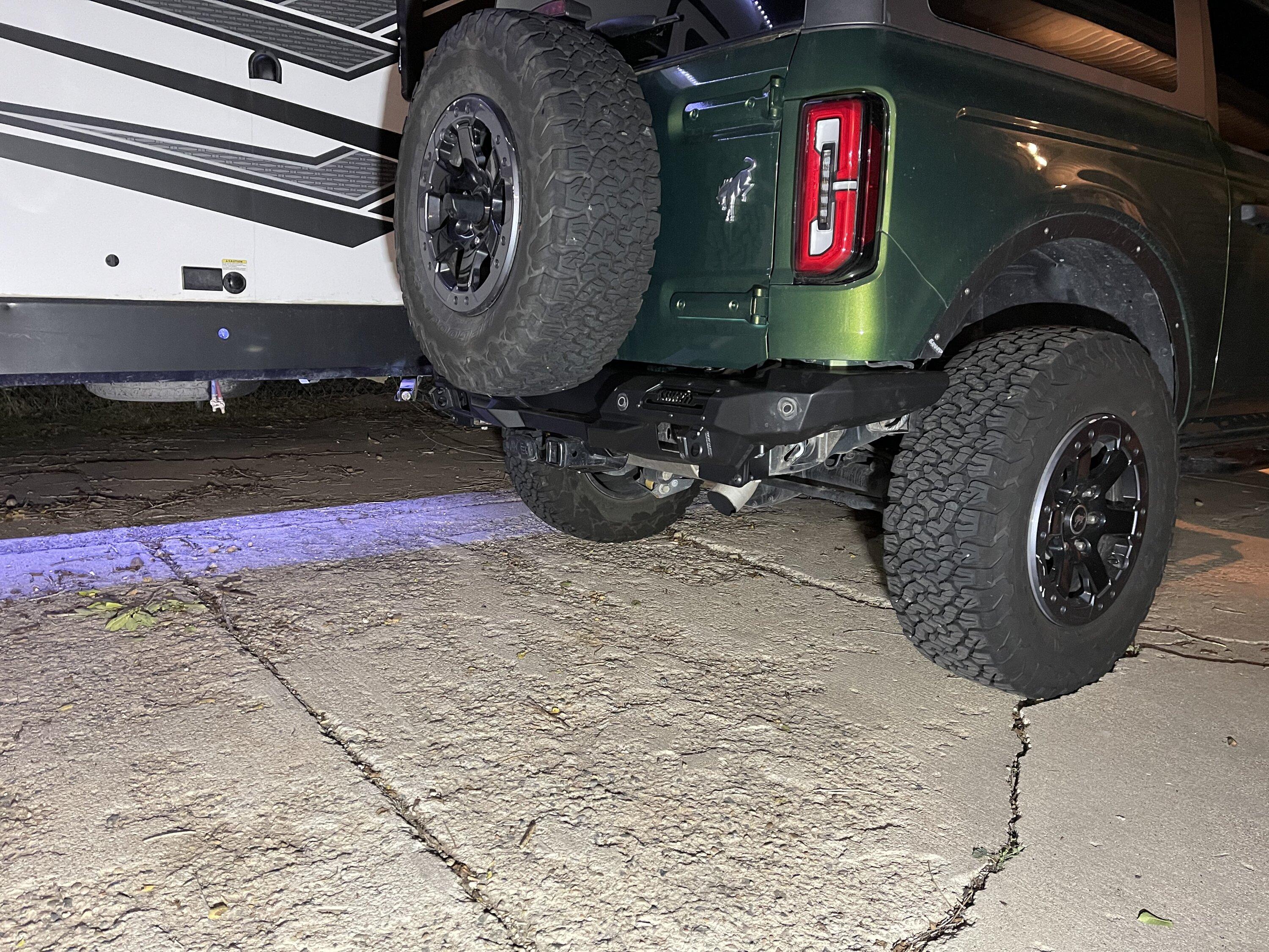 Ford Bronco Addictive Desert Designs Stealth Fighter installed 7735612A-F545-4590-B6EB-7415C5EED6D3