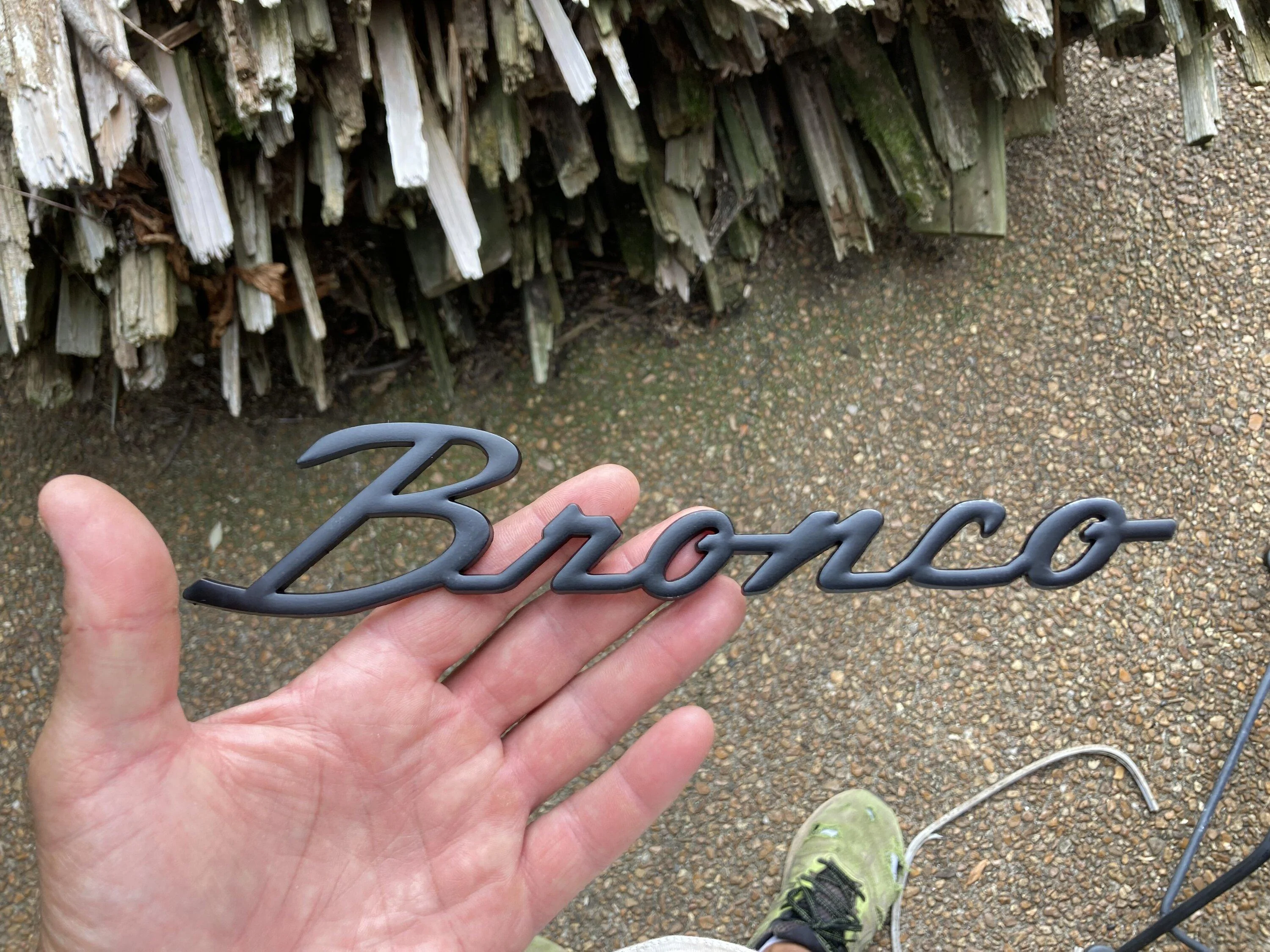 Ford Bronco Where to buy Bronco Heritage Script Emblem? 7D4B3DD6-A62F-481A-BAAF-C7D22D857D38
