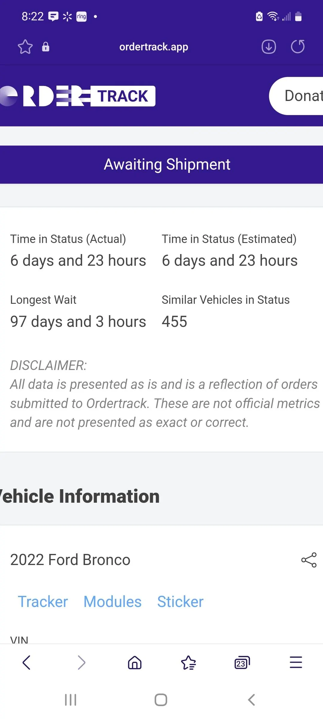 Ford Bronco 9/26/2022 Build Week Thread with Spreadsheet Screenshot_20221010-082207_Samsung Internet