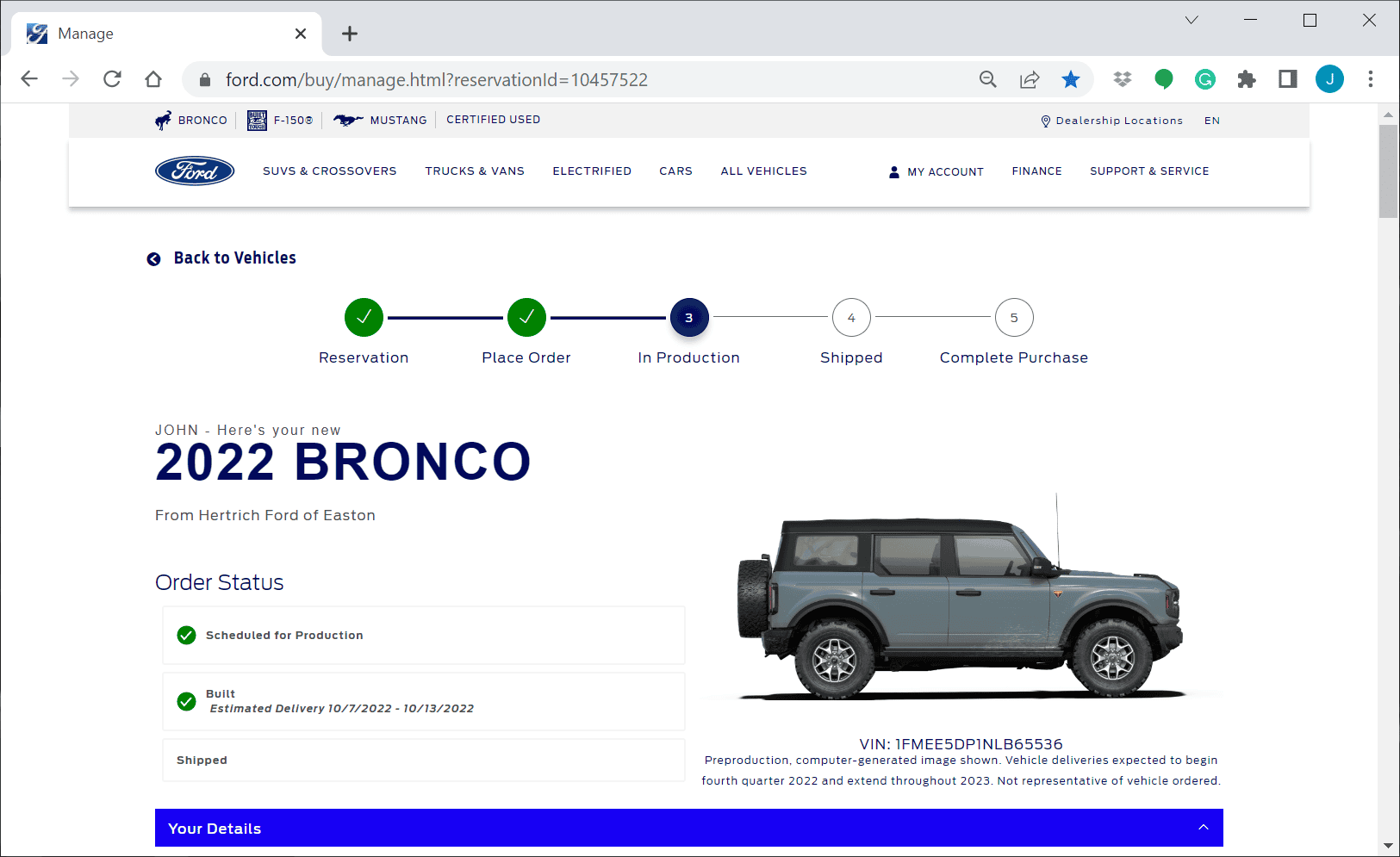 Ford Bronco 9/12/22 Build Week Group  **Now has Google Spreadsheet** 1665405427742