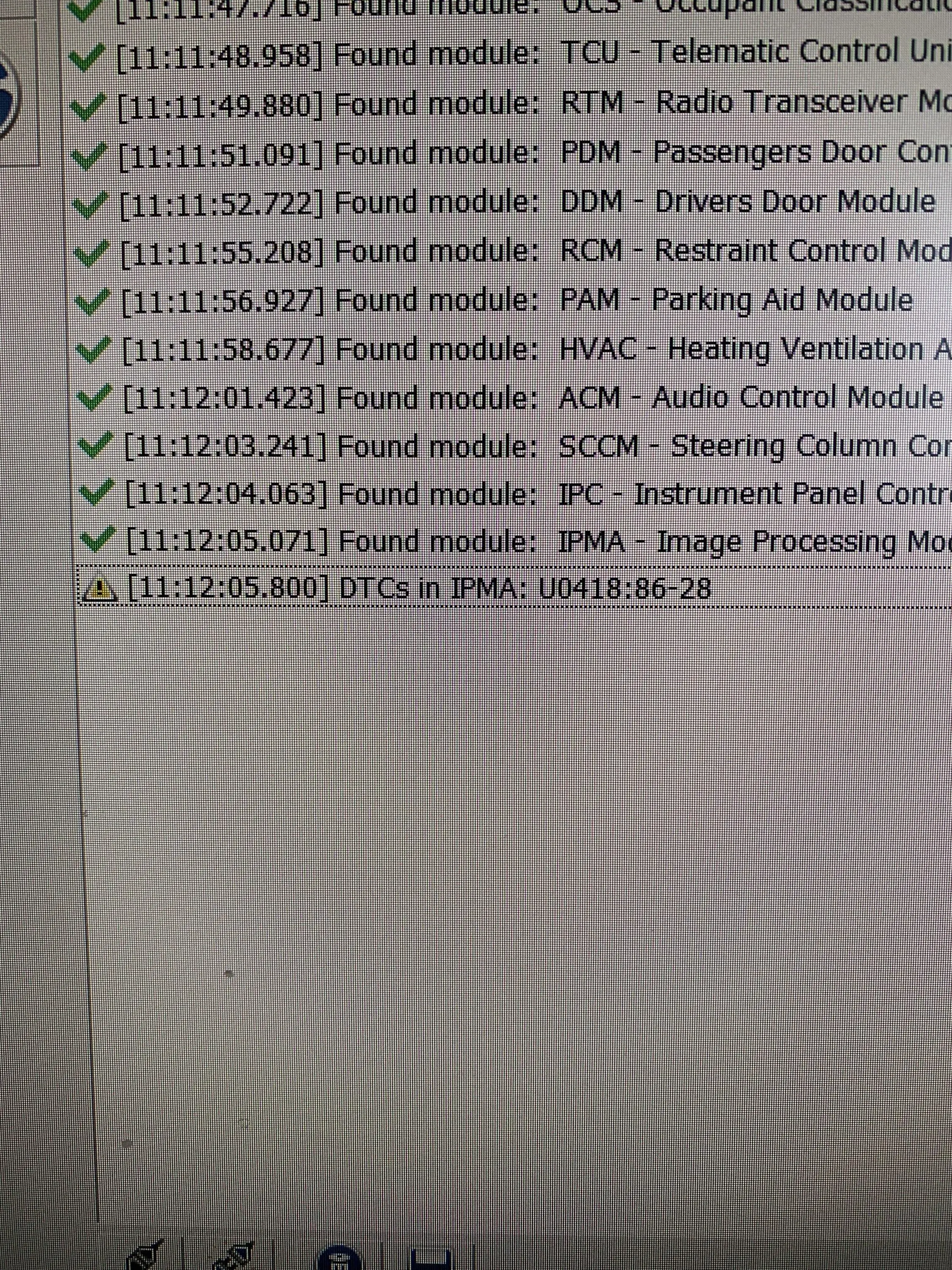 Ford Bronco Error after doing the double honk delete using Forscan DADC2ADB-6F5A-4432-8F94-611694CB8FAB
