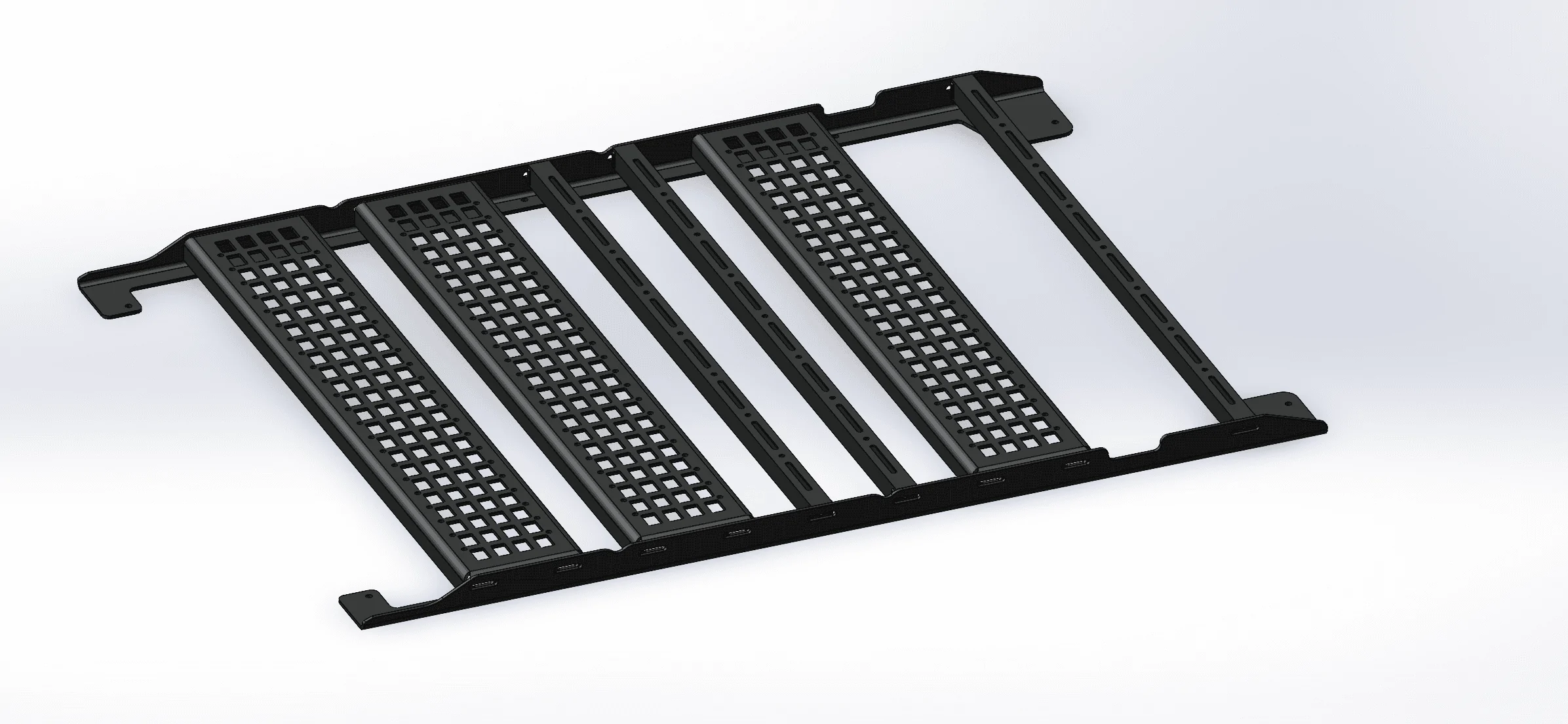 Ford Bronco BAMF Soft-Topless roof rack Molle 3 panel