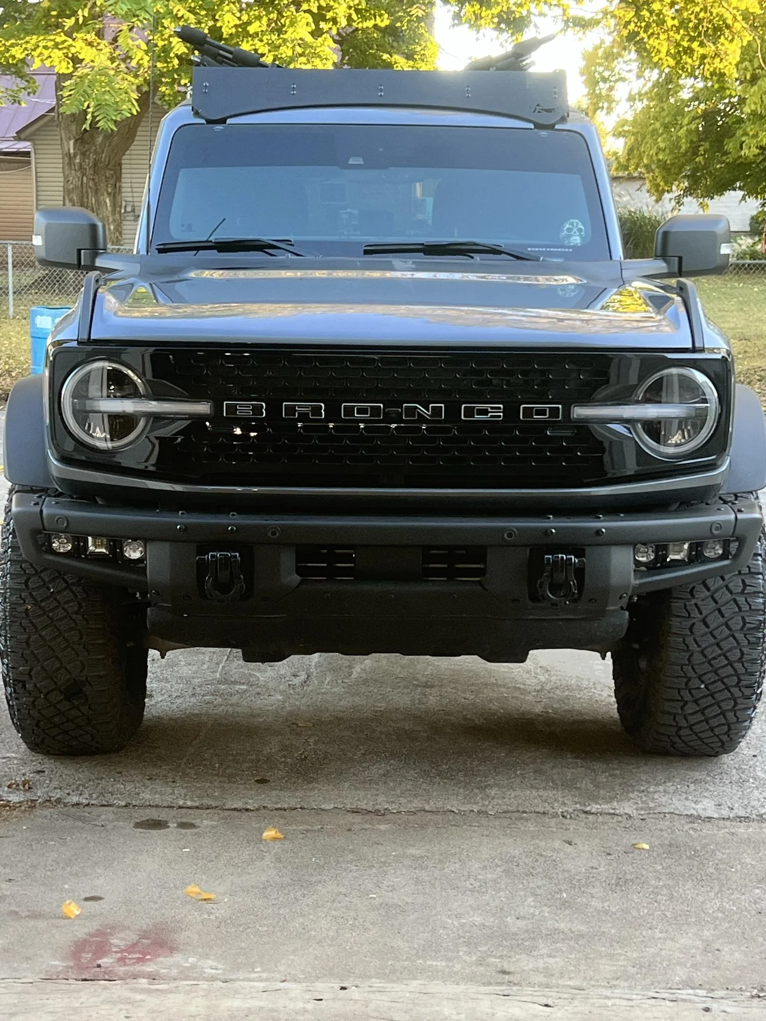 Ford Bronco Grille letter overlay decals installed pics 8E1EA741-6392-4D04-A3C6-E5C40E37076A