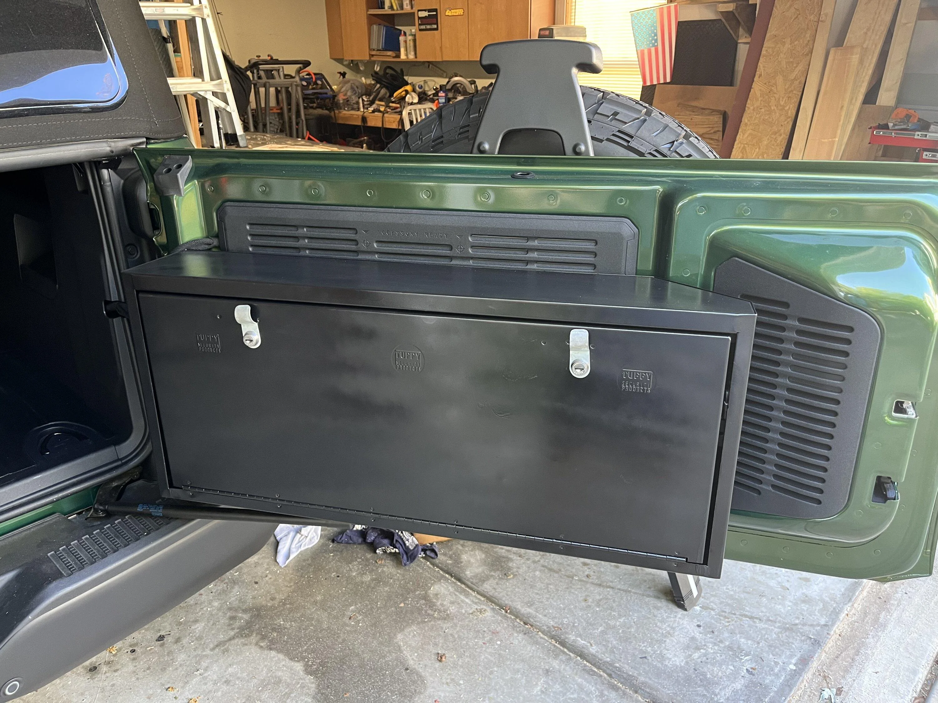 Ford Bronco Tailgate security box 8FECFF7D-06BA-4344-9484-5C5B0853998D
