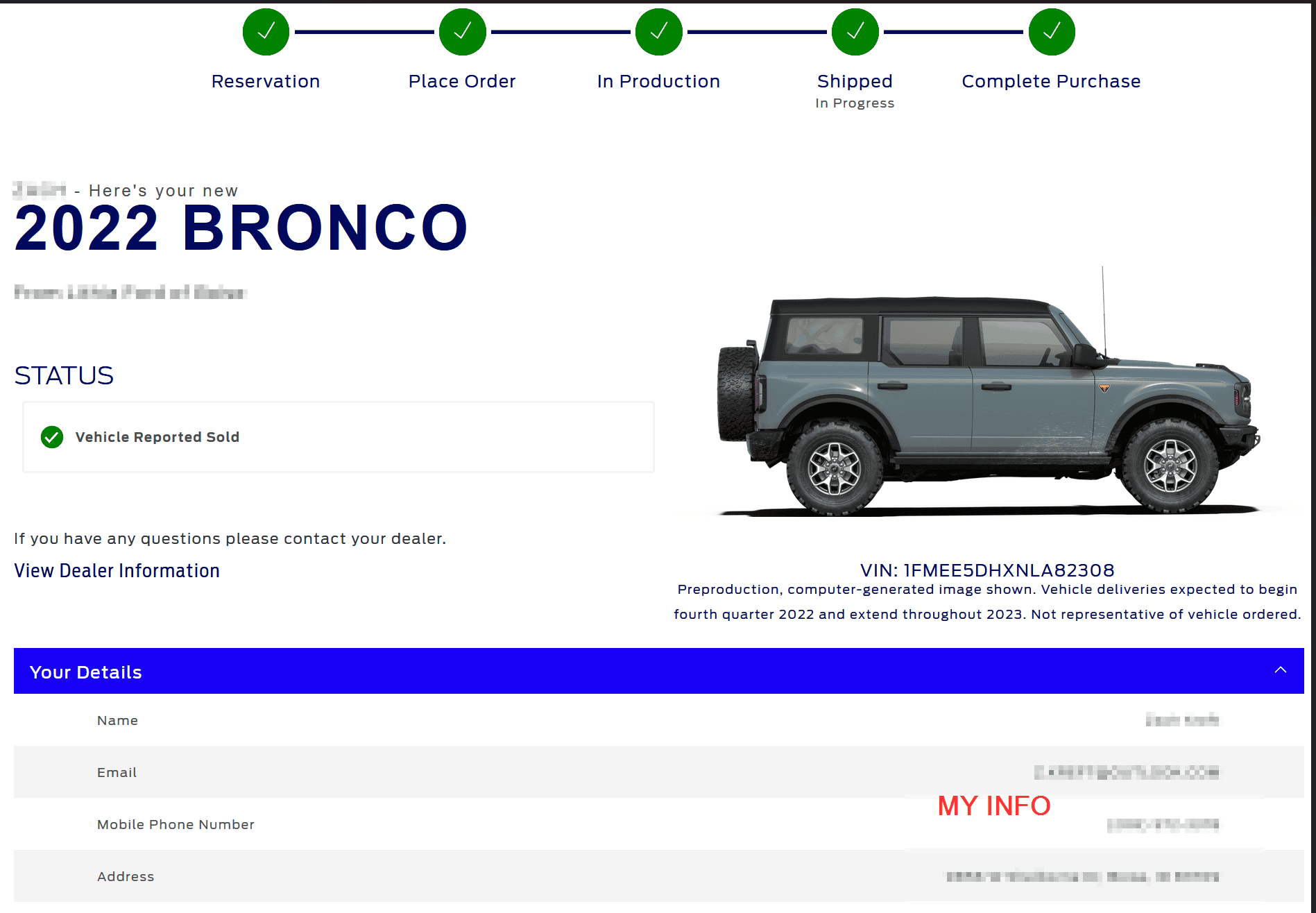 Ford Bronco Reservation shows fulfilled, doesnt match my order 2022-10-10 23_30_24-Manage — Mozilla Firefox