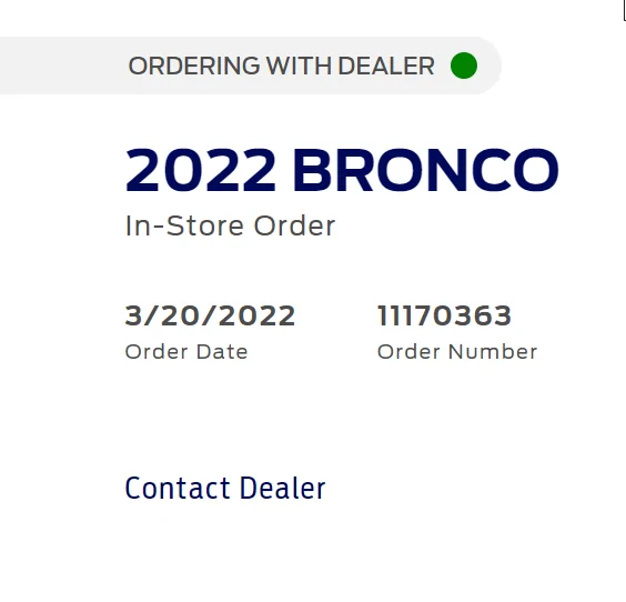 Ford Bronco Reservation shows fulfilled, doesnt match my order 2022-10-10 23_29_56-My Vehicles