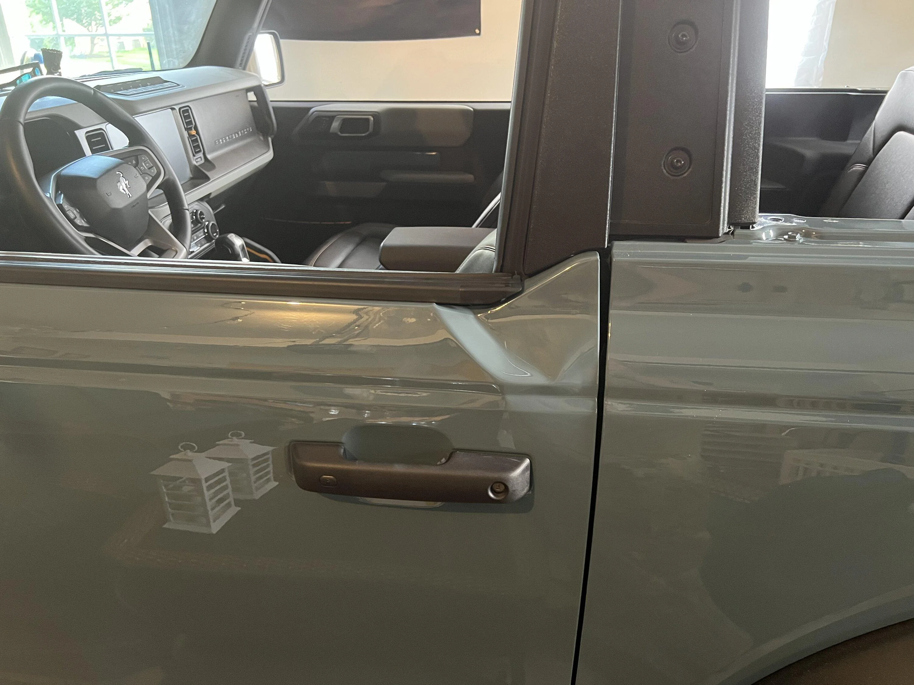 Ford Bronco Oopsie... dropped and dented my door this weekend 5247042A-1B3C-430D-BD02-26E22E06D7CC
