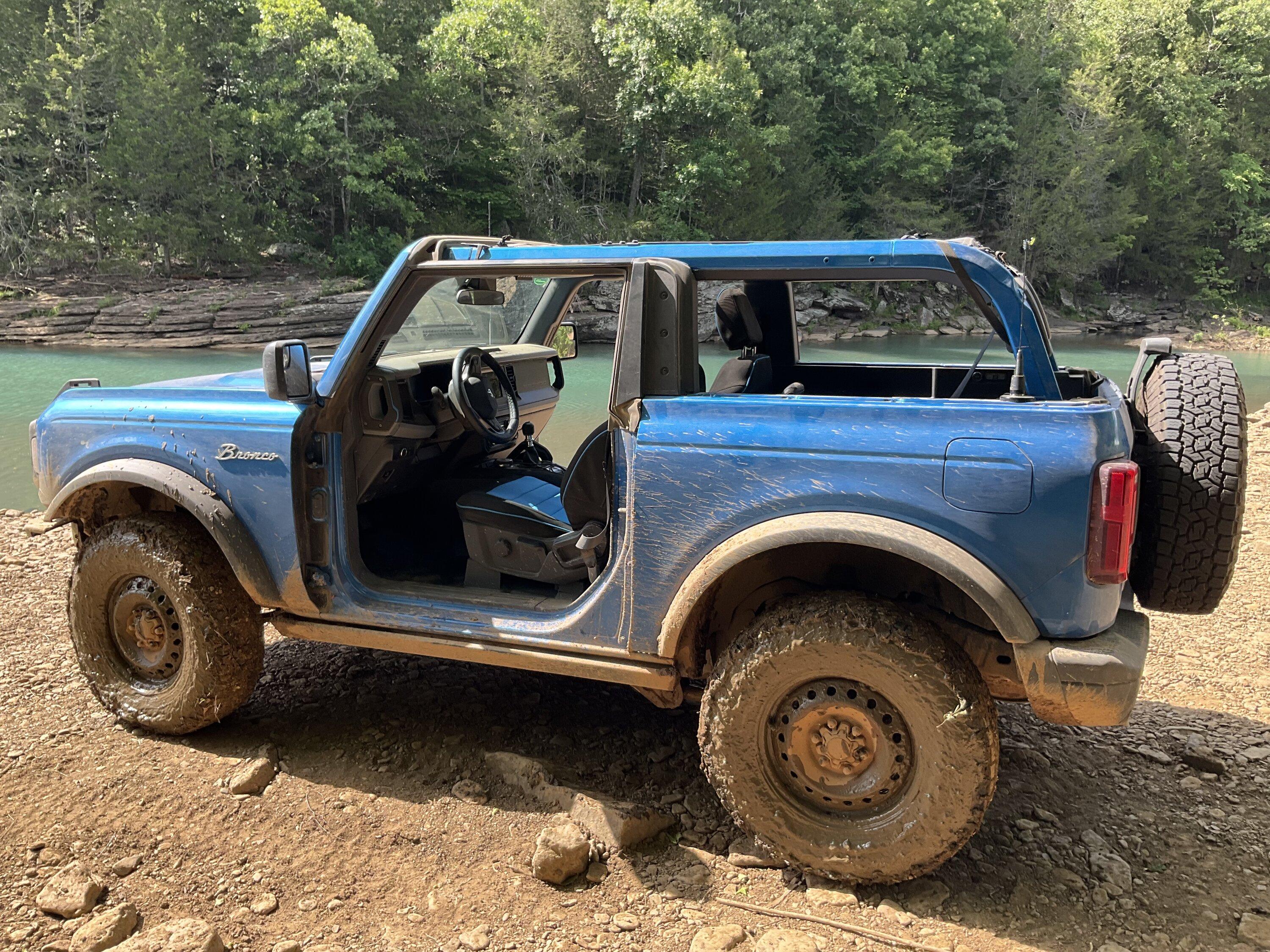 Ford Bronco Oopsie... dropped and dented my door this weekend 93FEBD60-2FC1-4A1B-BB71-8237742D5124