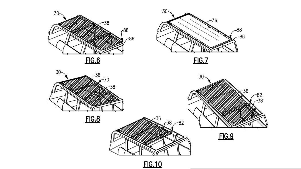 Ford Bronco 2021 BRONCO 4-DOOR and 2-DOOR FIRST UNCOVERED LEAKED PHOTOS! ford-bronco-cloth-roof-patent-1