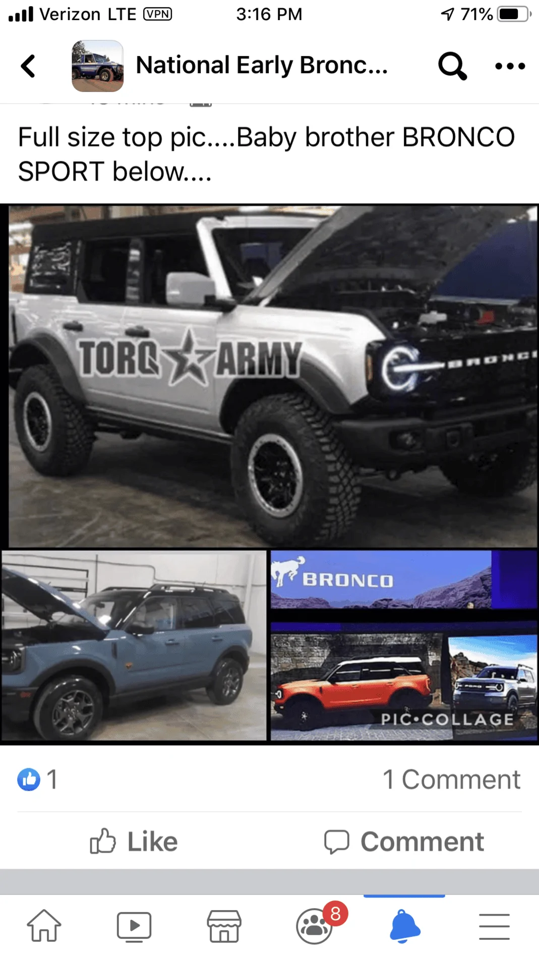 Ford Bronco This better not be in the Bronco A33EF383-CB28-4CD6-BBFC-B457C47324D5