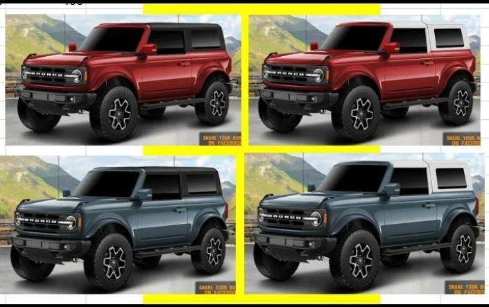 Ford Bronco White top. Why? Screenshot_20200927-111549_Teams
