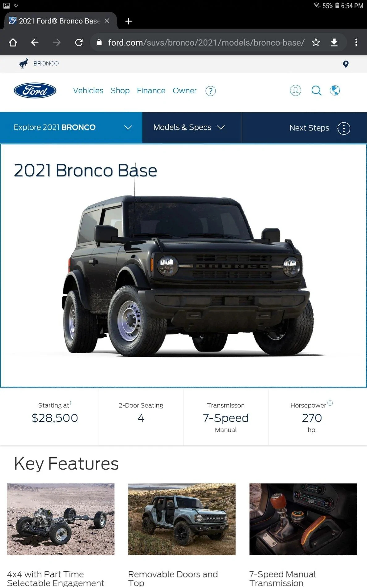 Ford Bronco Base Model Bronco Thread Screenshot_20200924-185432_Chrom