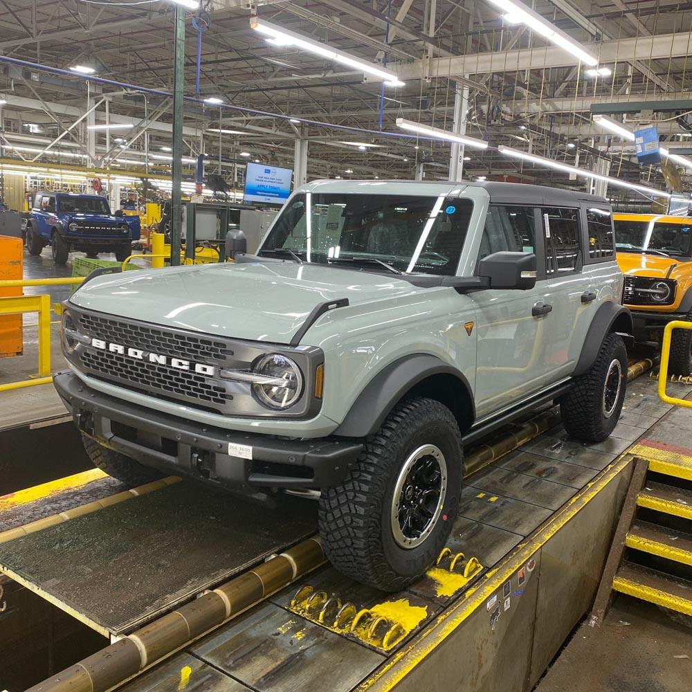 Ford Bronco 9/19/22 Build Week Bronco baby picture