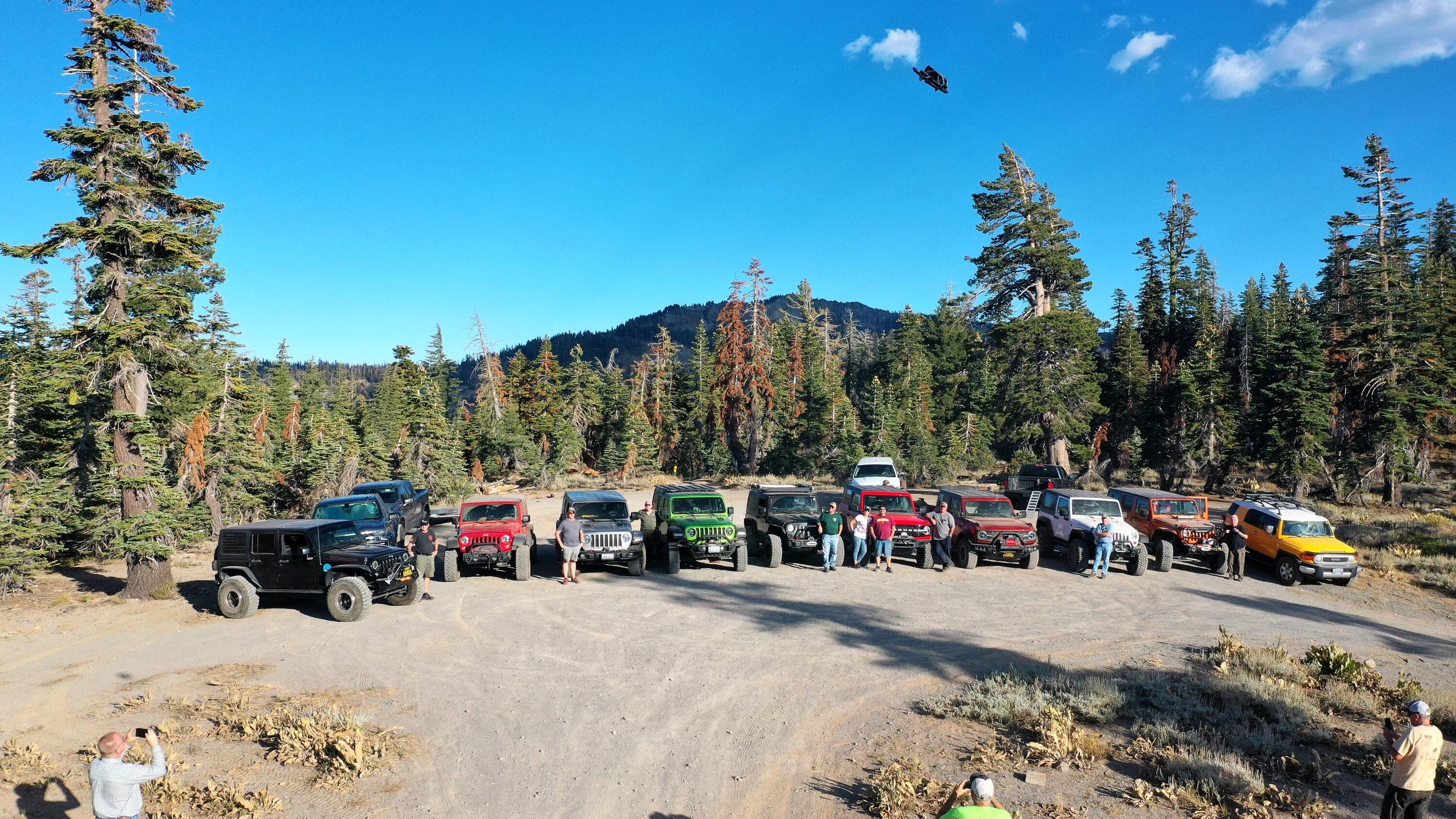 Ford Bronco Ellis Peak.  Two Broncos, Seven Jeeps, and an FJ 309380F3-5FE0-4E04-A03B-F4C3FA693D2A