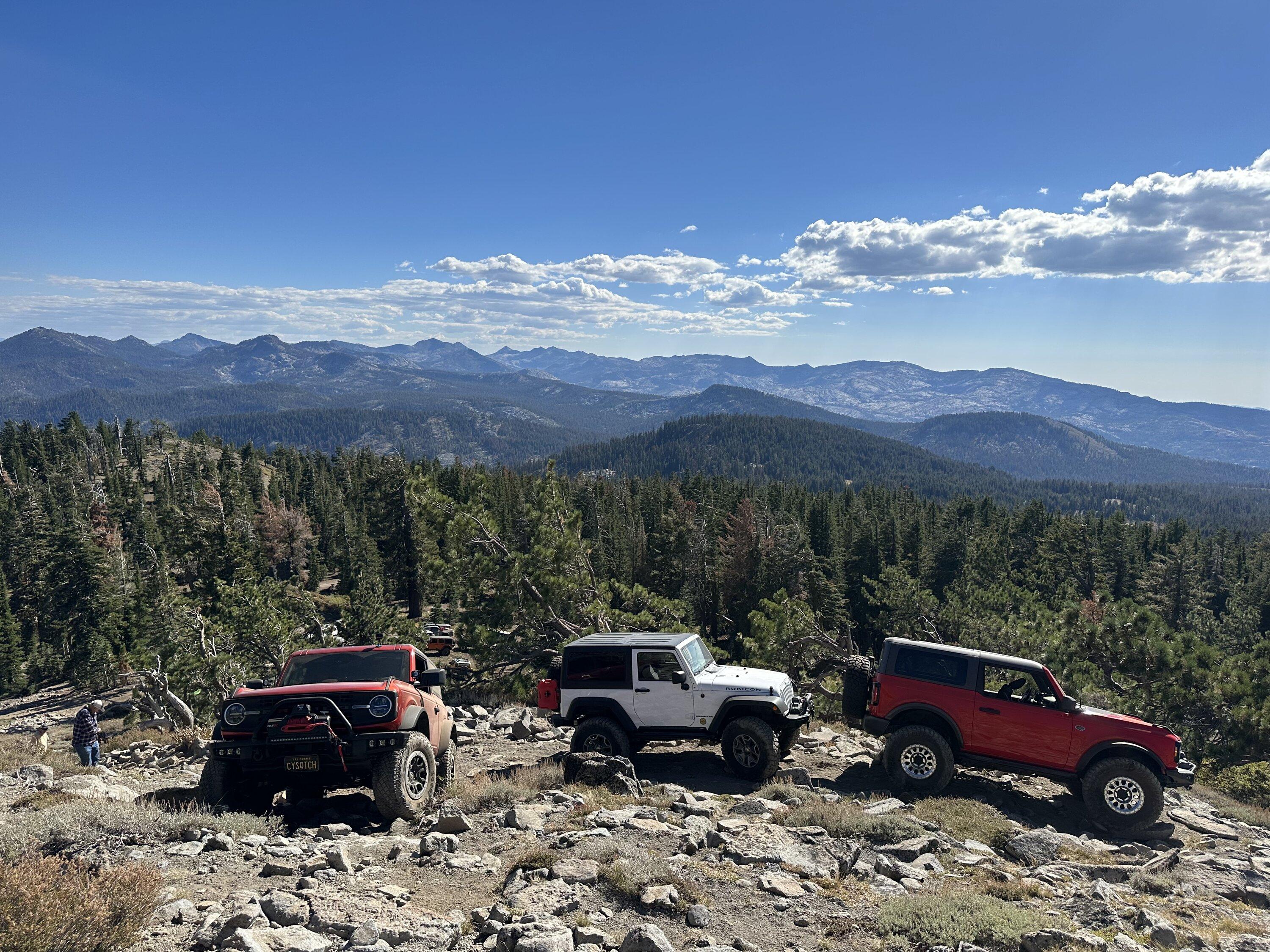 Ford Bronco Ellis Peak.  Two Broncos, Seven Jeeps, and an FJ 869BC092-CFA8-4A1A-9E31-AC59CB45EA8D