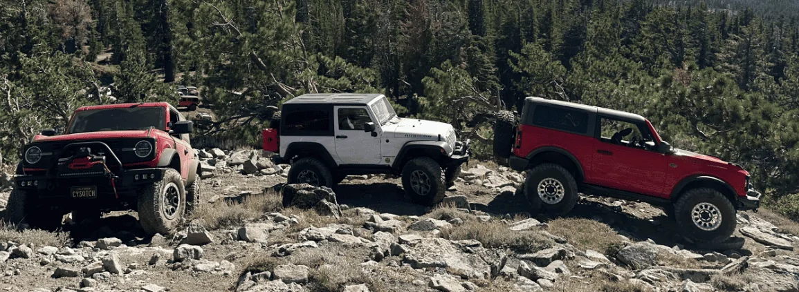 Ford Bronco Ellis Peak.  Two Broncos, Seven Jeeps, and an FJ 1665702972442
