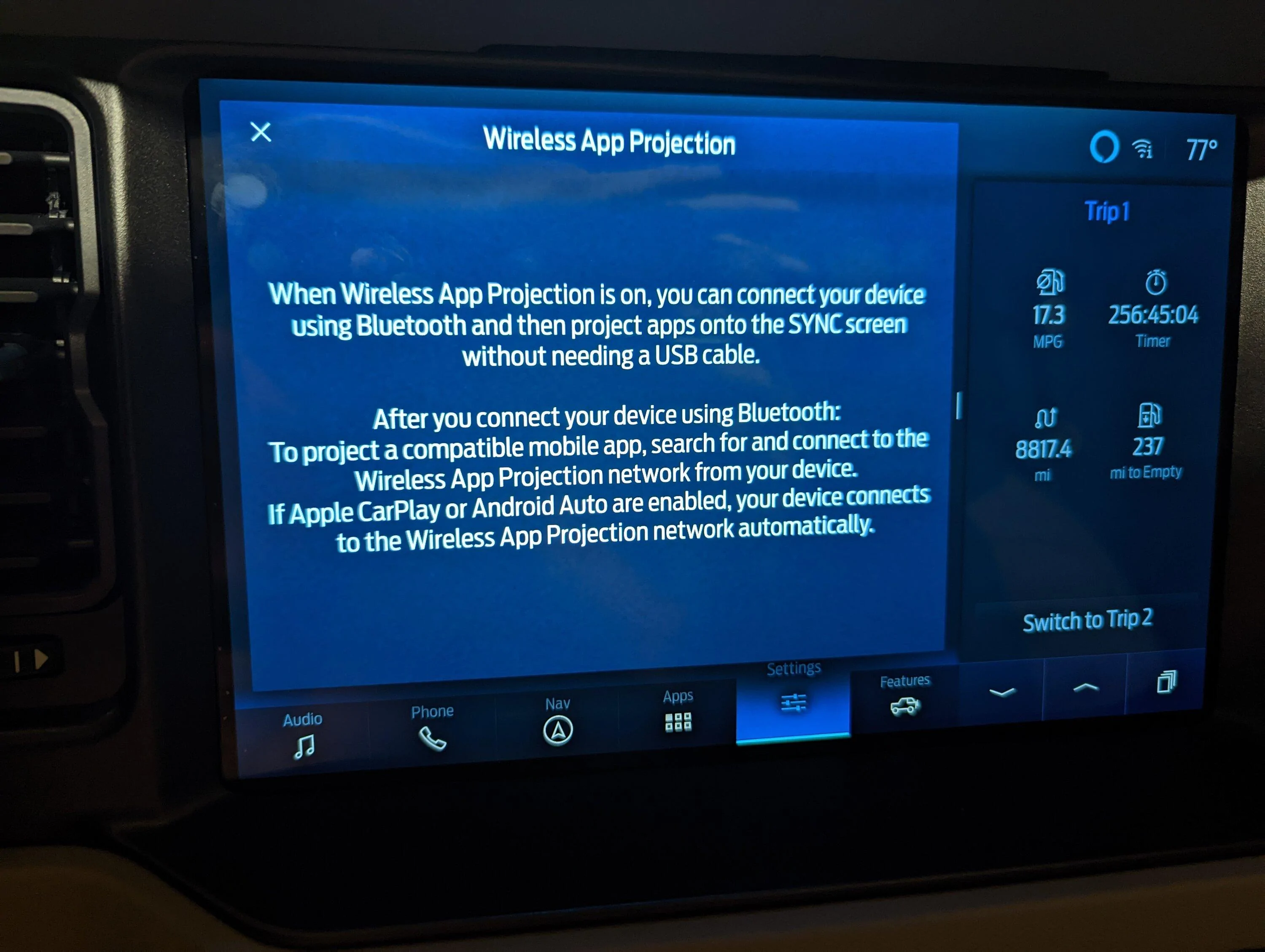 Ford Bronco Gaia on Android Auto PXL_20221014_062342867