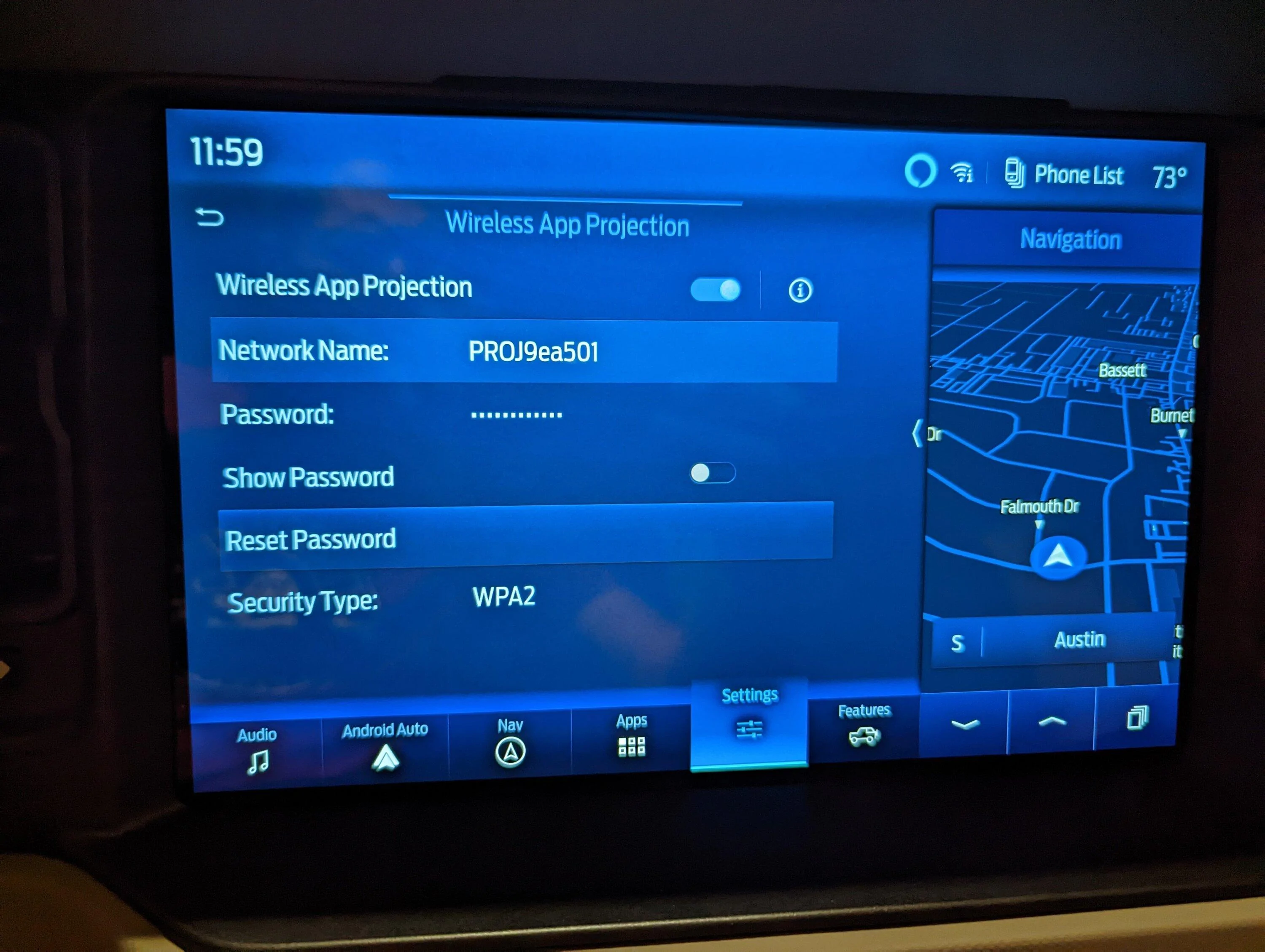 Ford Bronco Gaia on Android Auto PXL_20221014_165923052