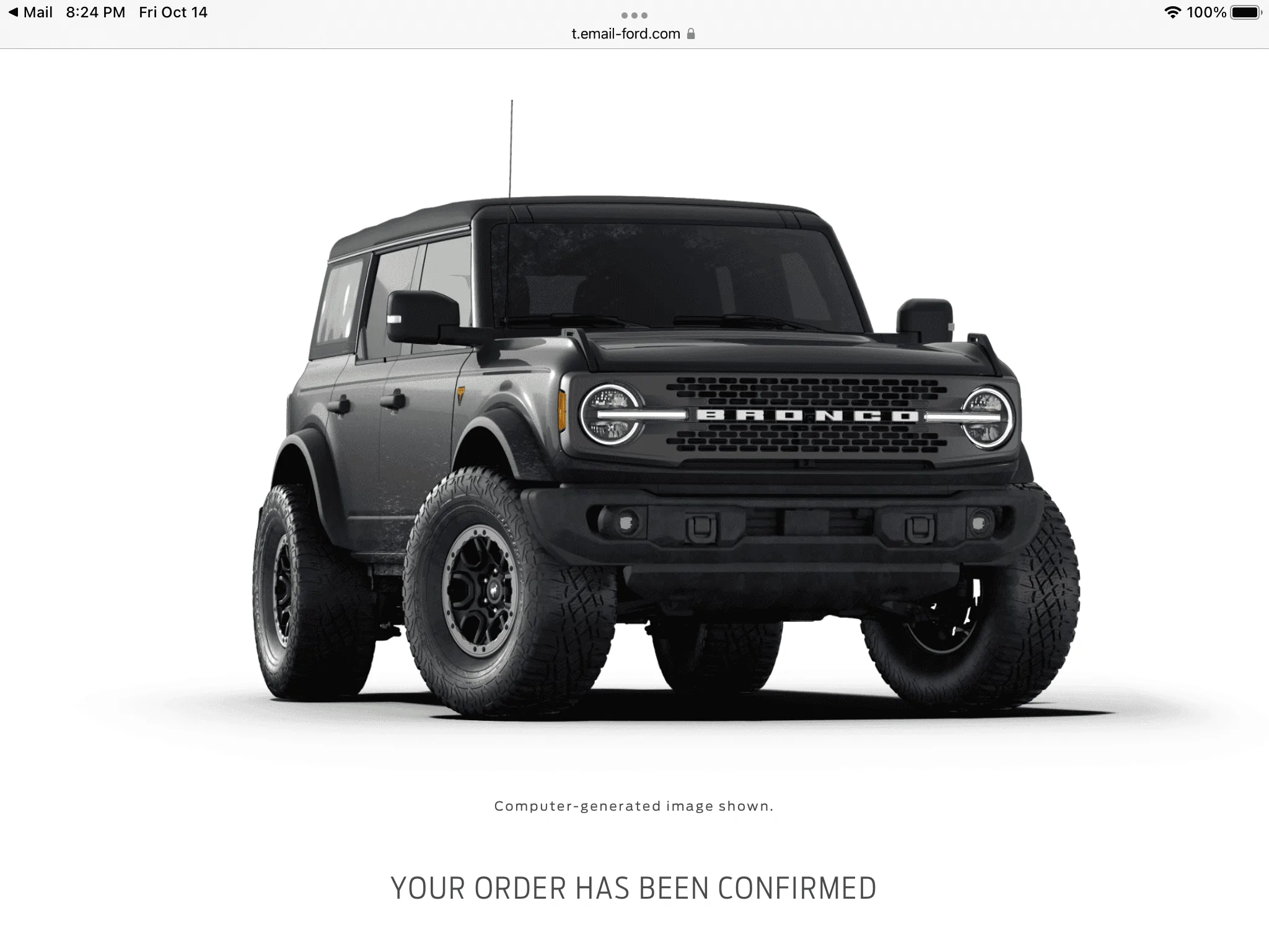 Ford Bronco Now I’m priority code 99??? 6950D4FF-091F-415C-8268-F1459E4BC1A0