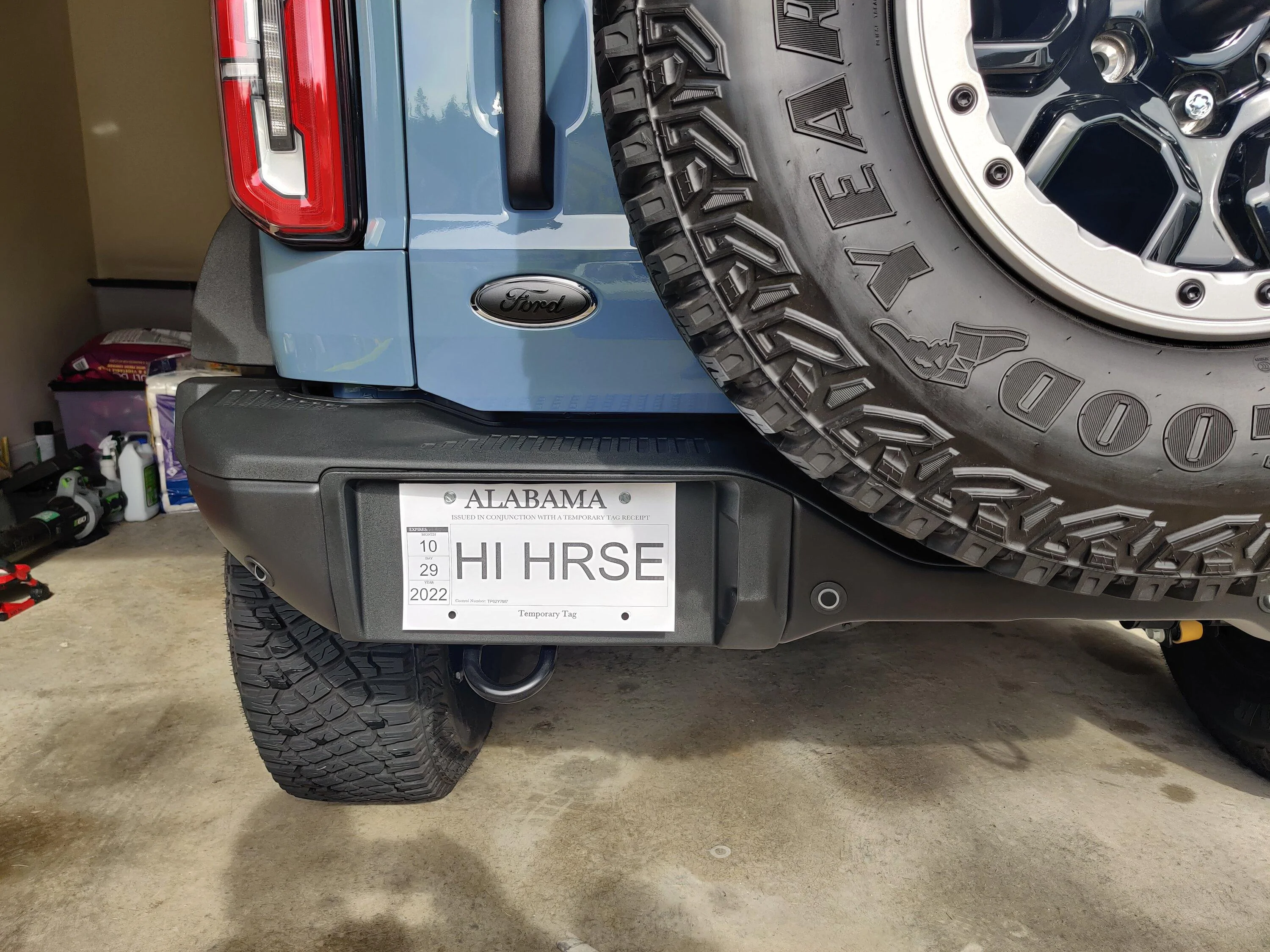 Ford Bronco Custom vanity license plate for Bronco? IMG_20220830_164010