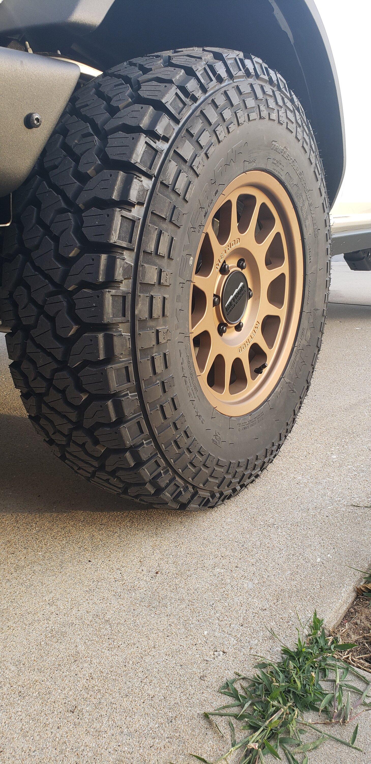 Ford Bronco Show us your installed wheel / tire upgrades here! (Pics) 20221014_180057