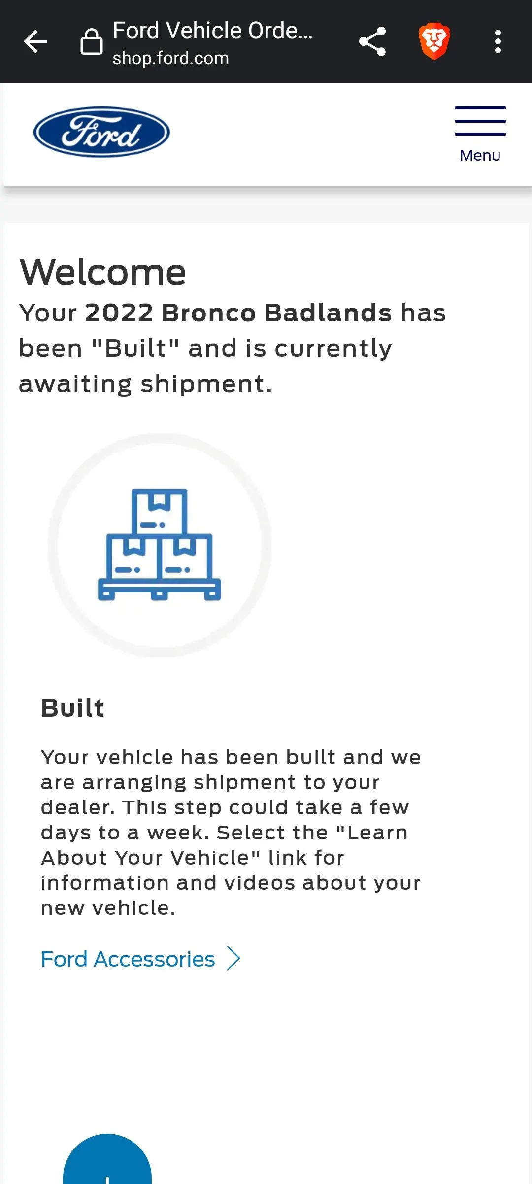 Ford Bronco CACTUS GRAY Bronco Club Screenshot_20221014_074220_Brav