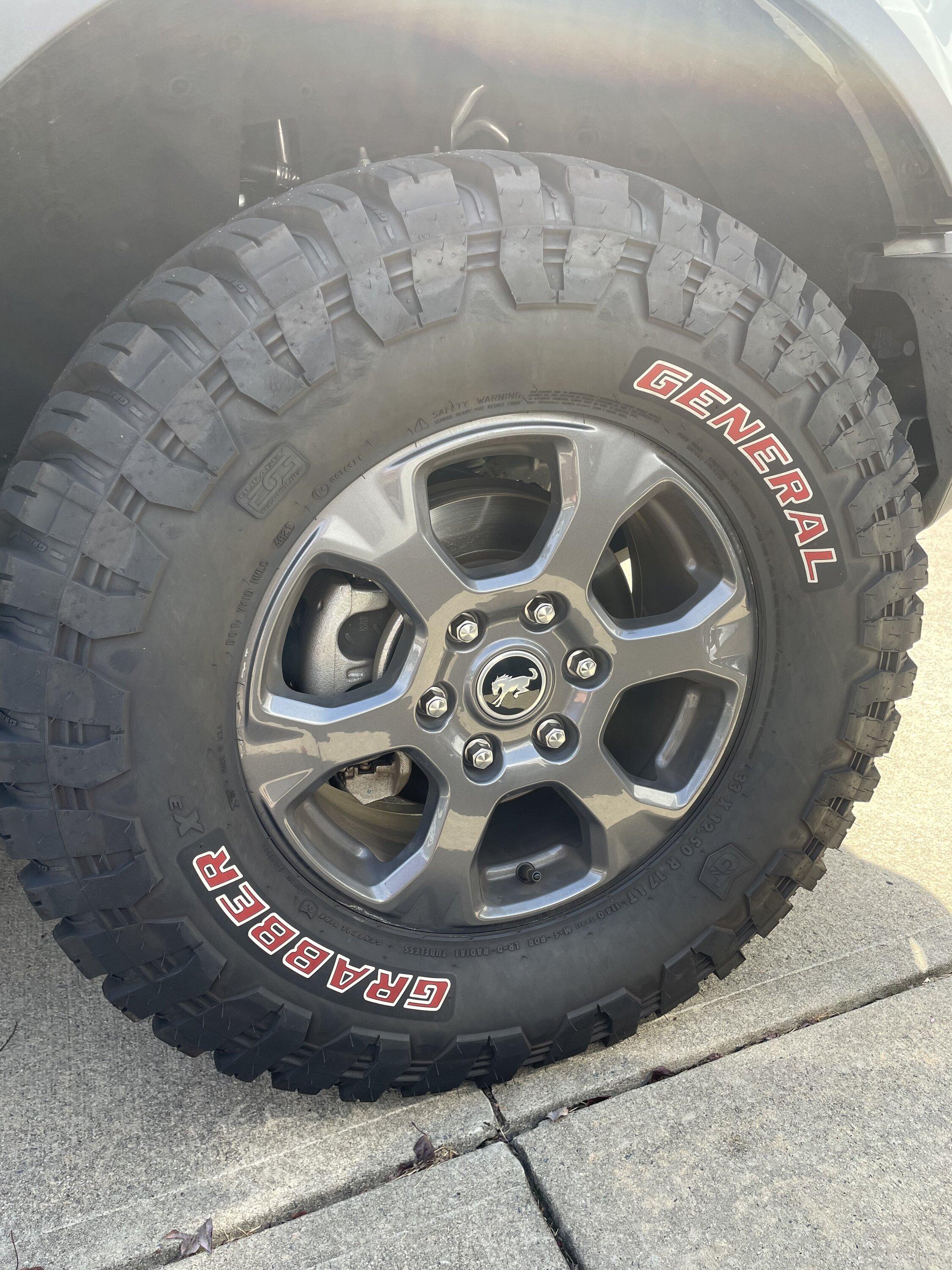 Ford Bronco Grabber X3 Tires 9E367E60-7599-4E69-BAB3-2E3CC50AC8BD