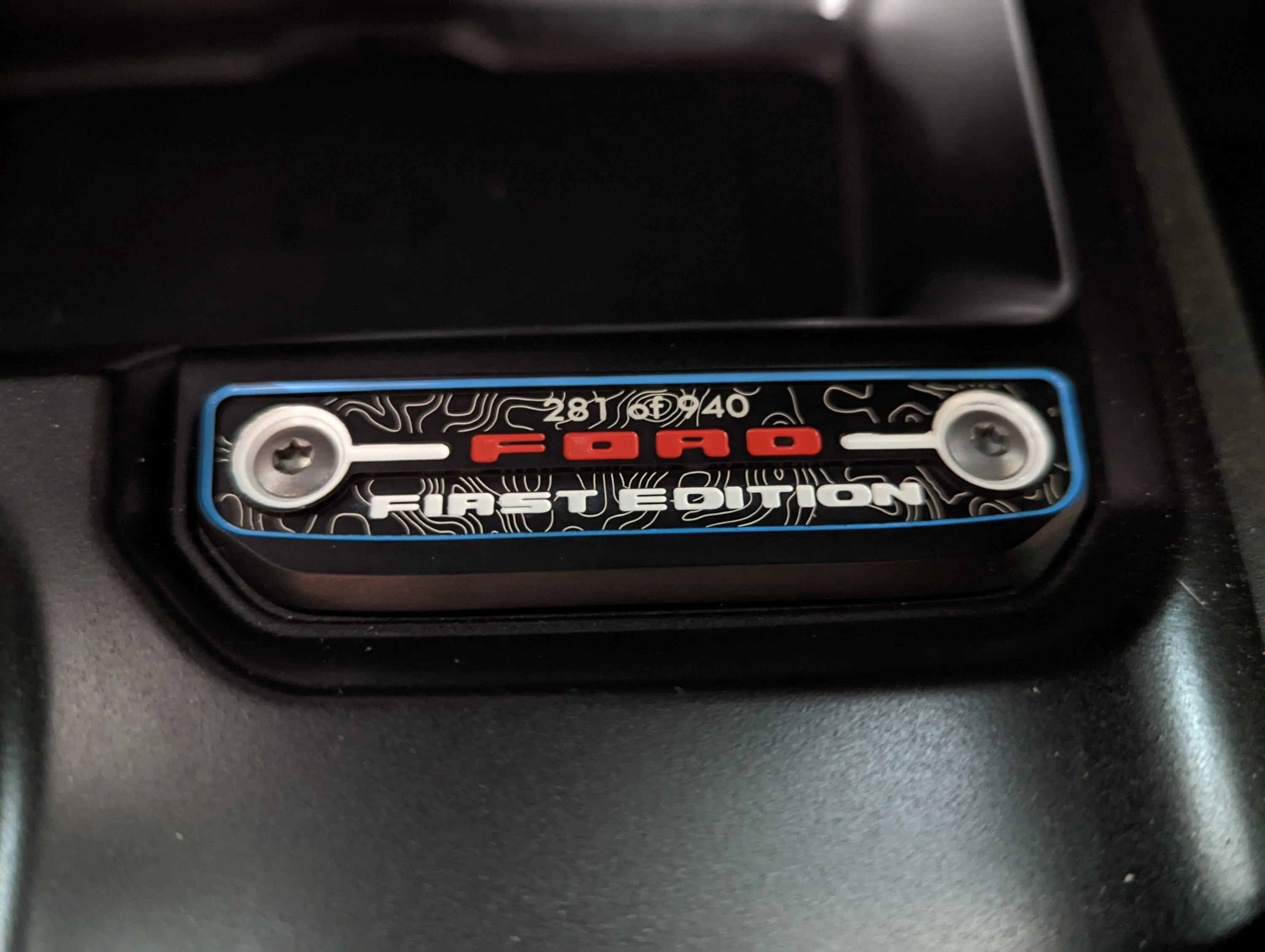 Ford Bronco AR | FIRST EDITION Badge VIN Project PXL_20221016_195148835.NIGHT