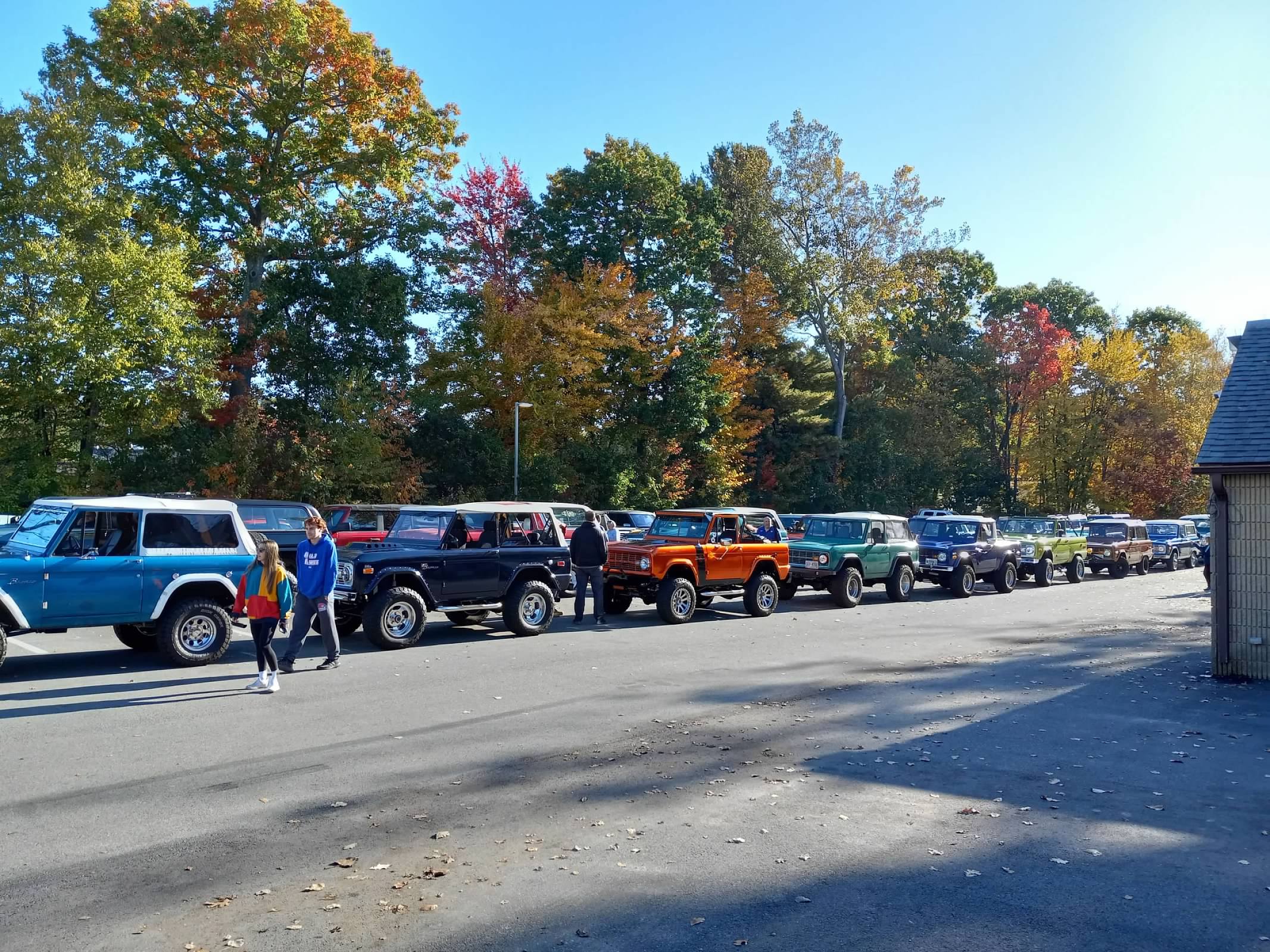 Ford Bronco Bones fall cruise...central Mass. FC
