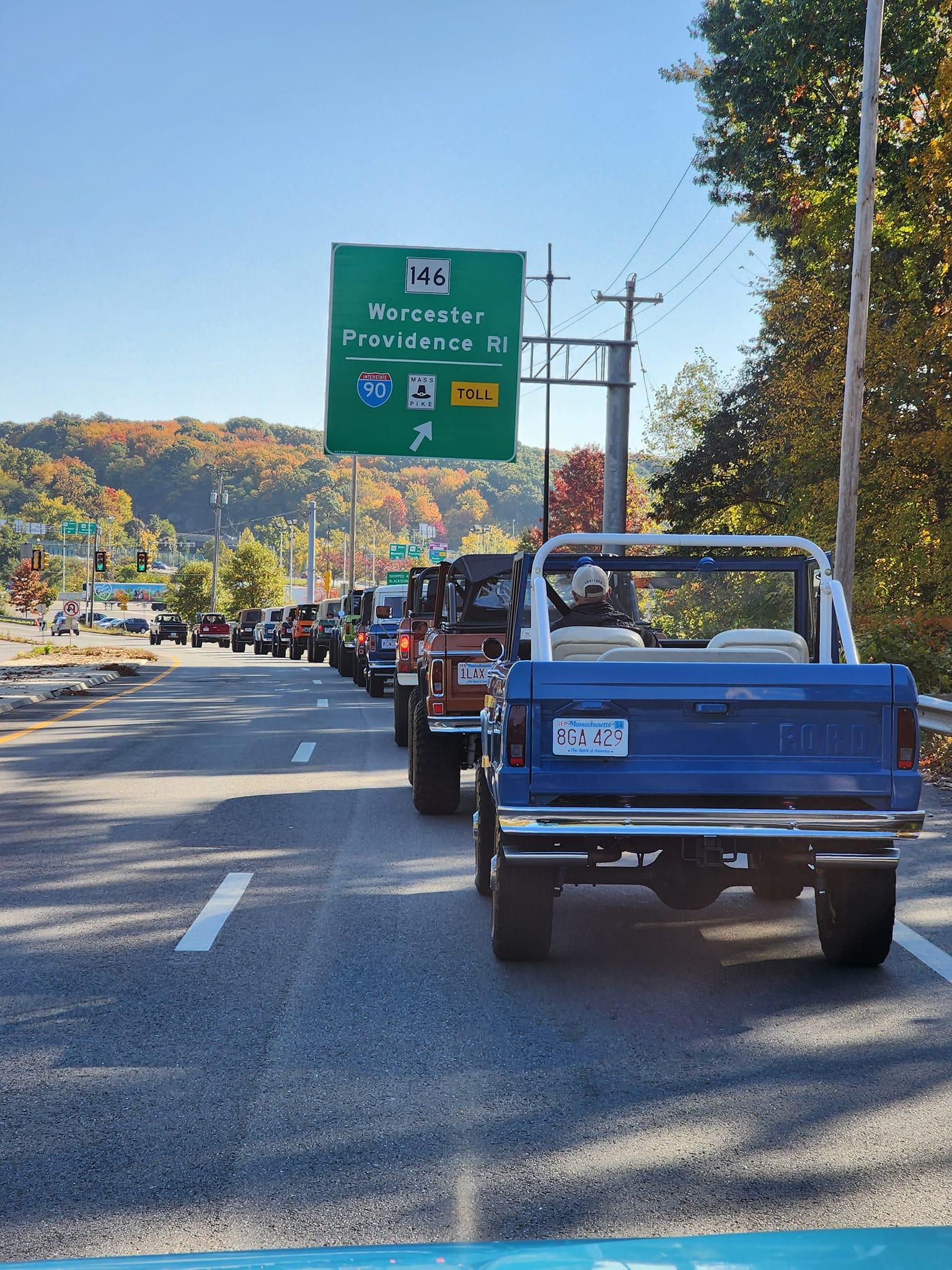 Ford Bronco Bones fall cruise...central Mass. fc3