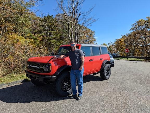 Ford Bronco Father/Son Bronco delivery roadtrip home from Philly to Charleston! PXL_20221015_161630931