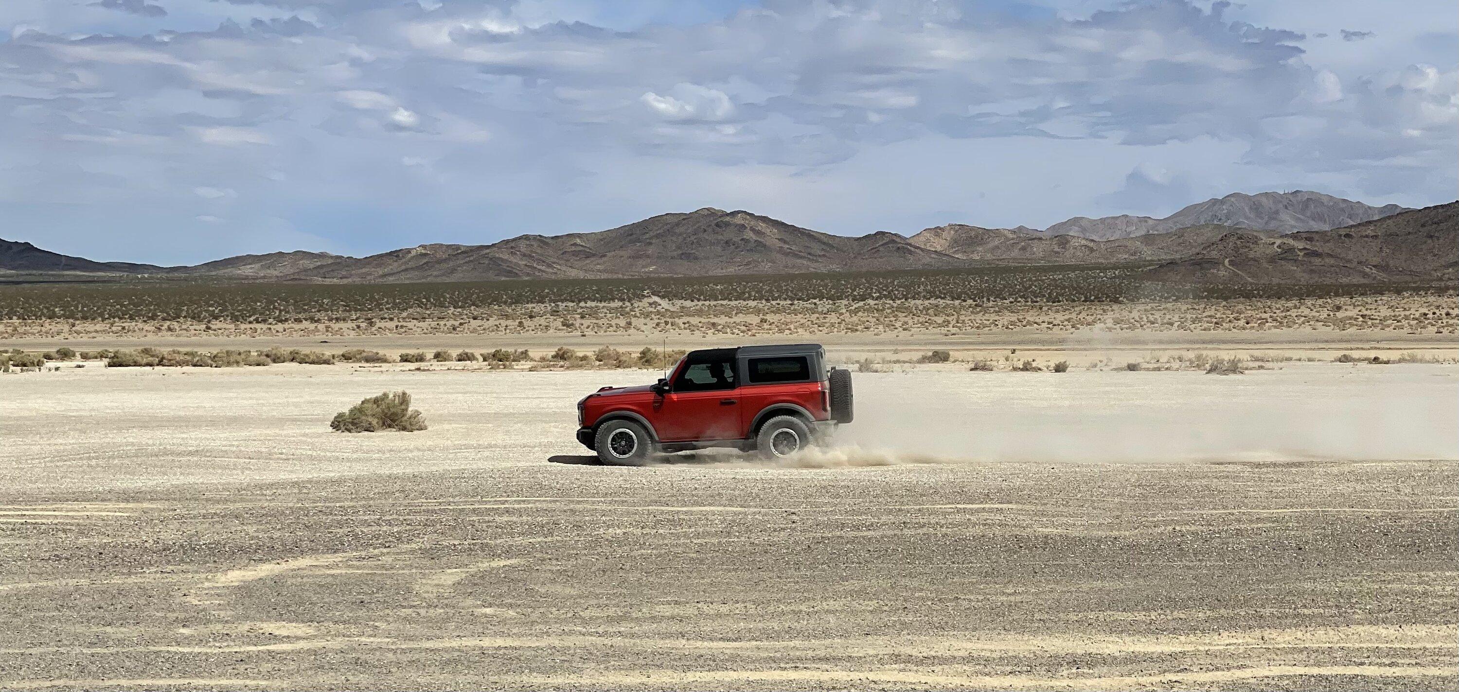 Ford Bronco Squatch Flex 💪👀  on completely factory Sasquatch SAS suspension IMG_1863