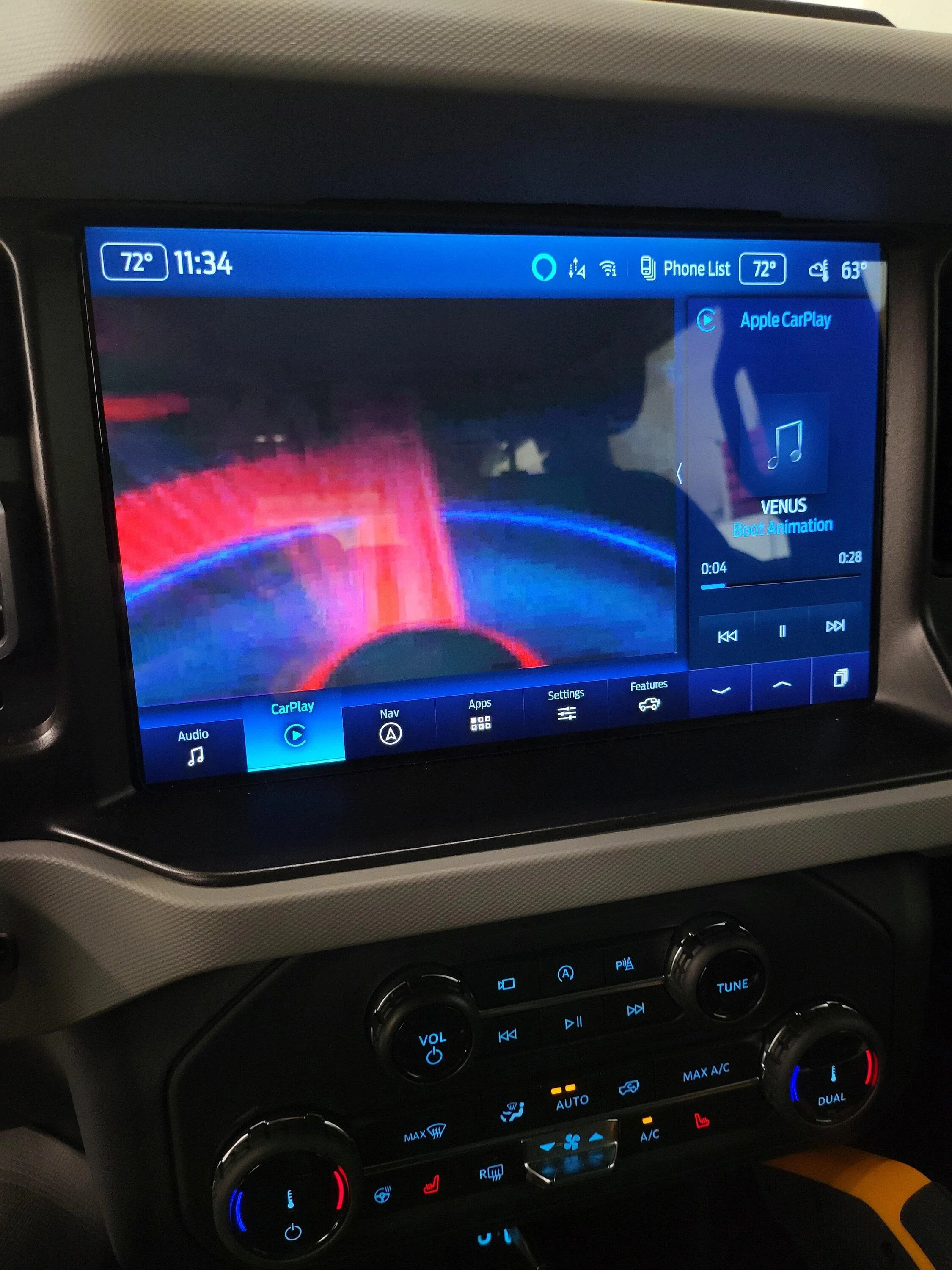Ford Bronco Streamtoyourcar Media Box Works on Bronco -- stream / cast / watch videos on factory screen 20221017_113439