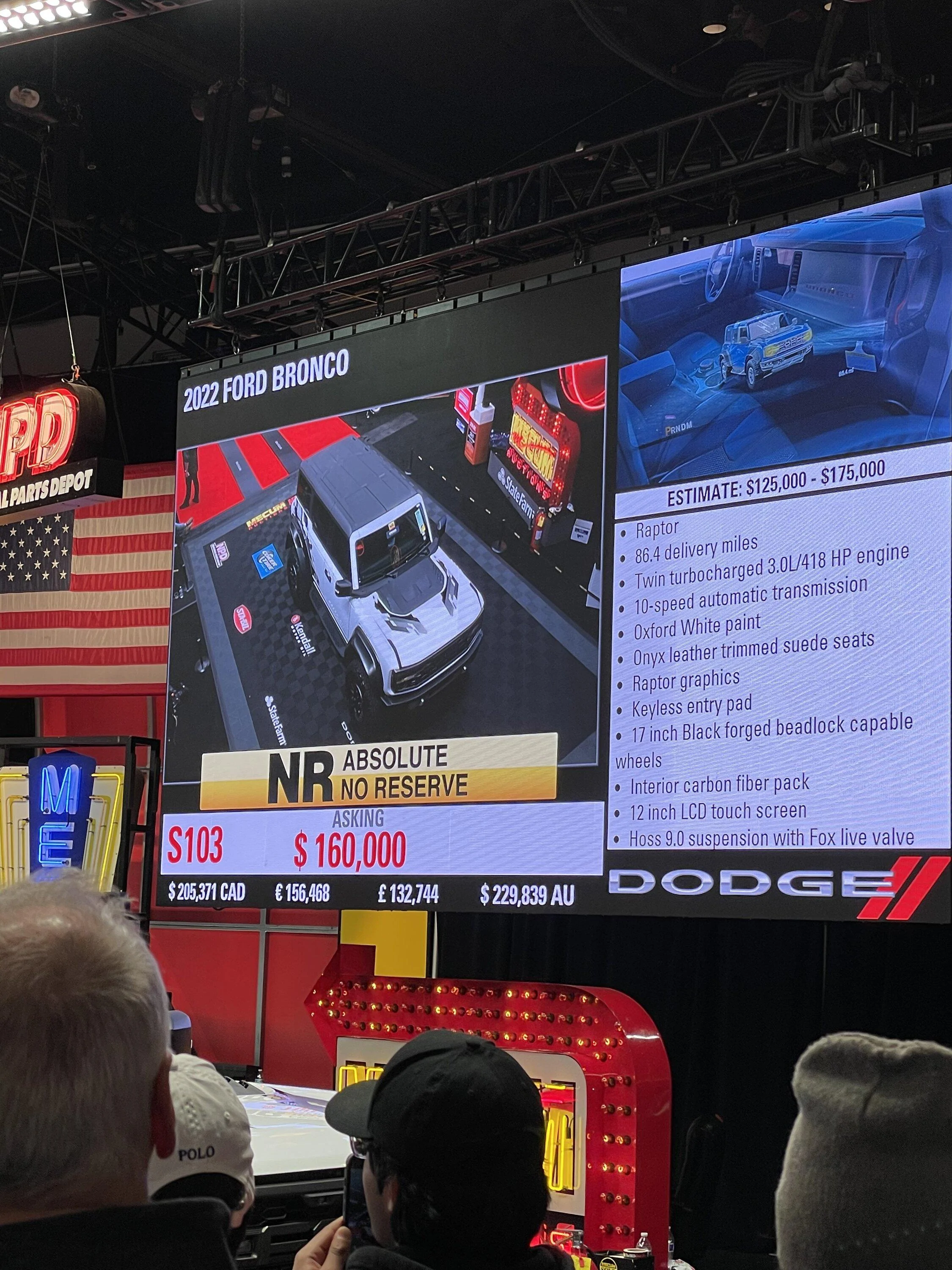 Ford Bronco Bronco Raptors at Mecum Auction end at $155K and $130K winning prices 291f5495-e6ba-4067-b22c-f12732cdac34-jpeg