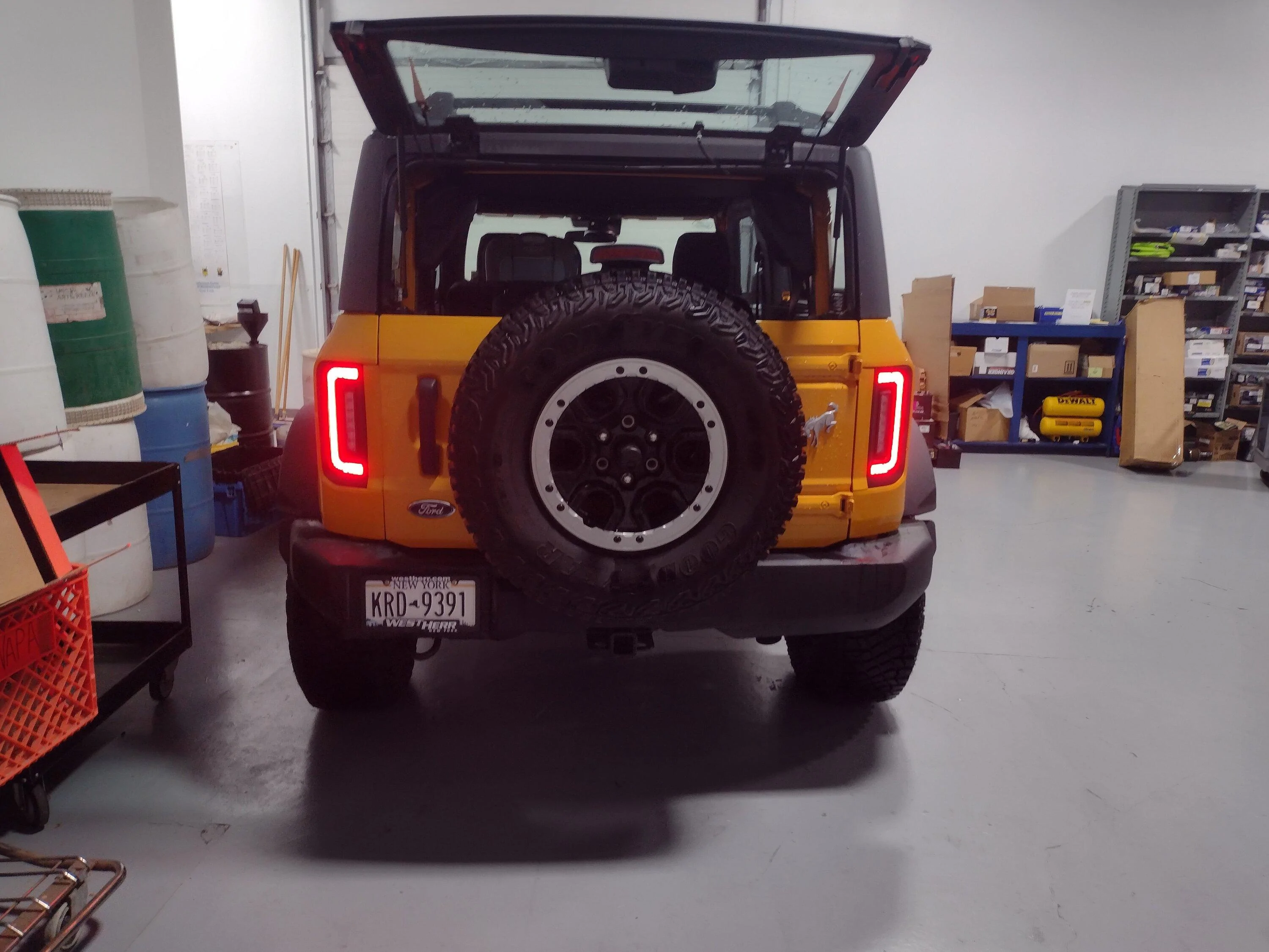 Ford Bronco Oracle flush mounted taillights installed photos [updated with night time pics] IMG_20221018_182636672