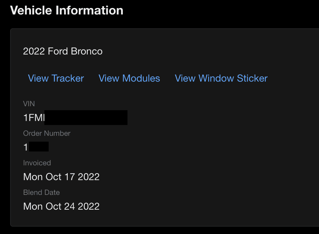 Ford Bronco build week 10/24 1666215046284