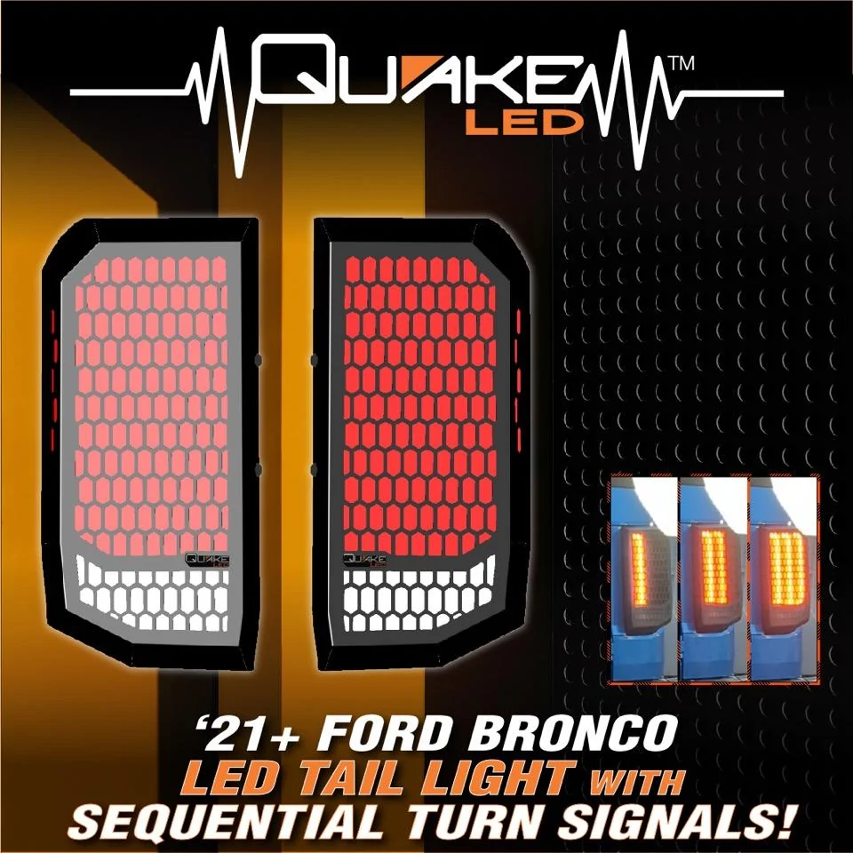 Ford Bronco Quake LED Releases Ford Bronco Metal-Tek Sequential LED Tail Light! - QMT1192 Bronco_tail-04