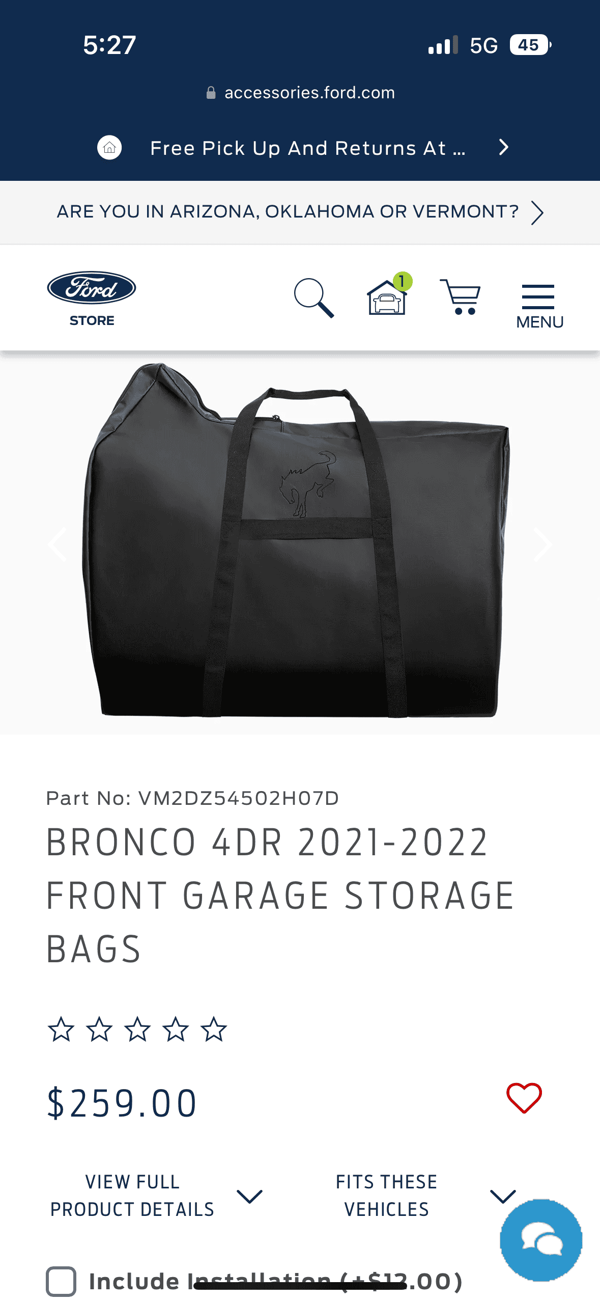 Ford Bronco Garage Door Storage Bags 9741712C-2F33-4F26-87C2-0BD983166FE5
