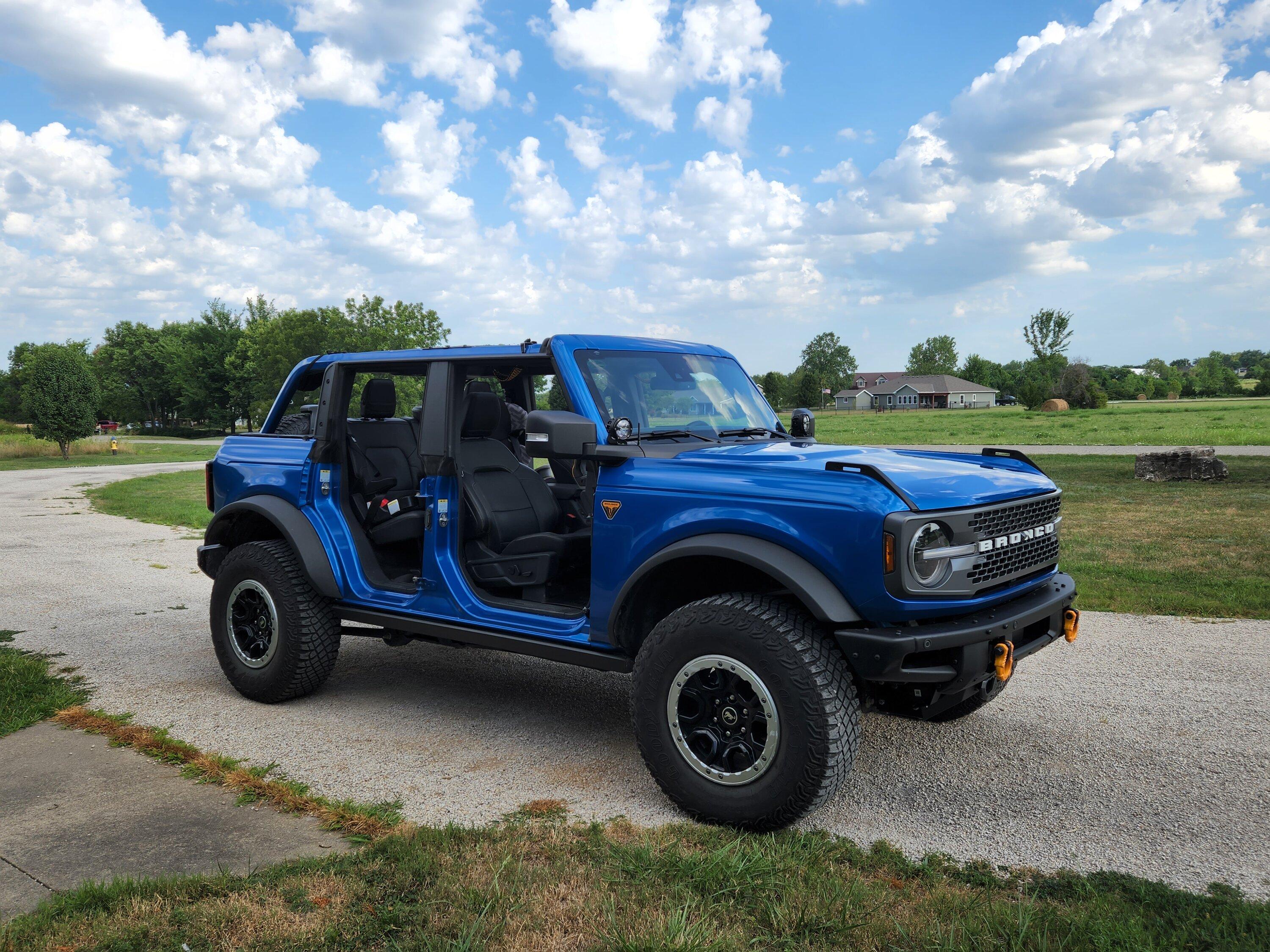 Ford Bronco Will leveling kit solve issue with front lower sag? 20220724_083018