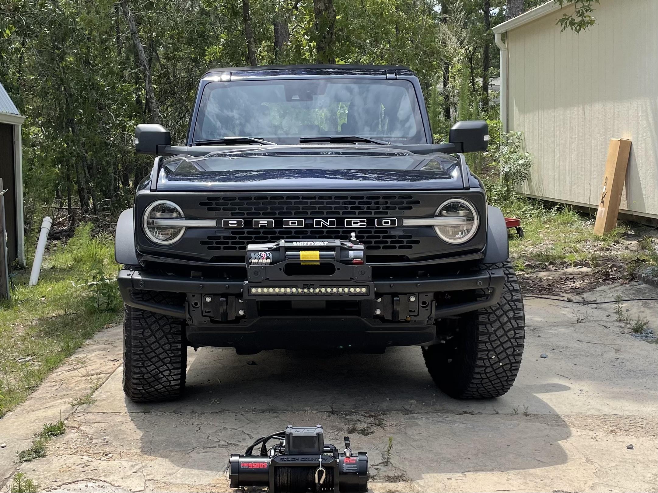 Ford Bronco RC High Winch Mount & Winch Install w/ Control Box Relocation 07C18611-59E0-4C15-AF06-088ECEEACE22