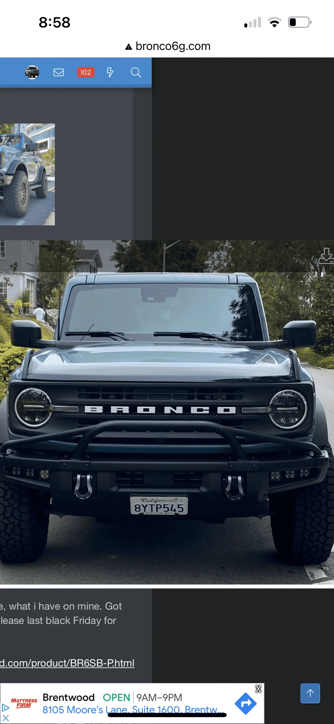 Ford Bronco RC High Winch Mount & Winch Install w/ Control Box Relocation A64FF9EE-14D1-46A1-BB16-F6F4F479E56D
