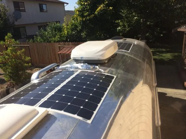 Ford Bronco Off-grid power when overlanding... My install flexible-panel-on-curved-surfac