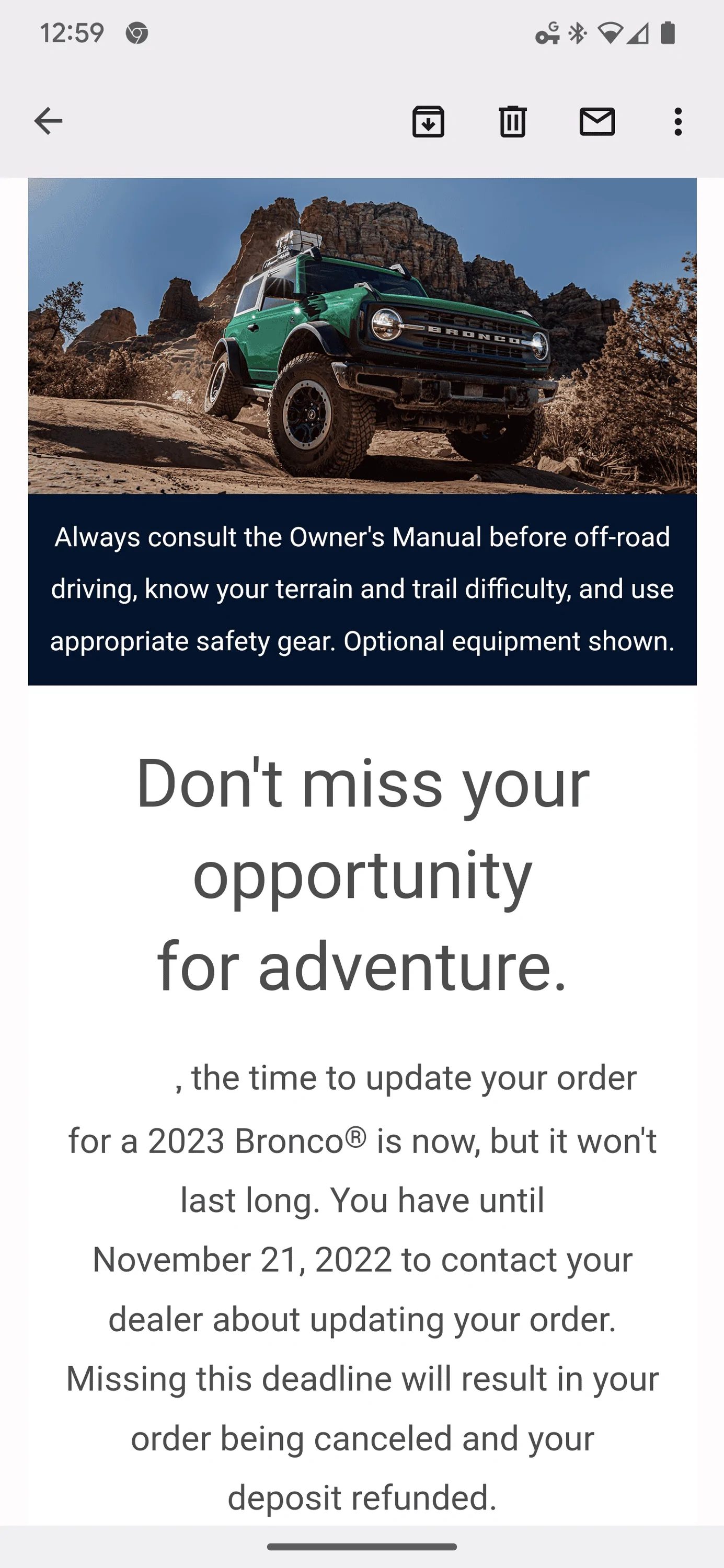 Ford Bronco Reminder email Screenshot_20221024-125955~2