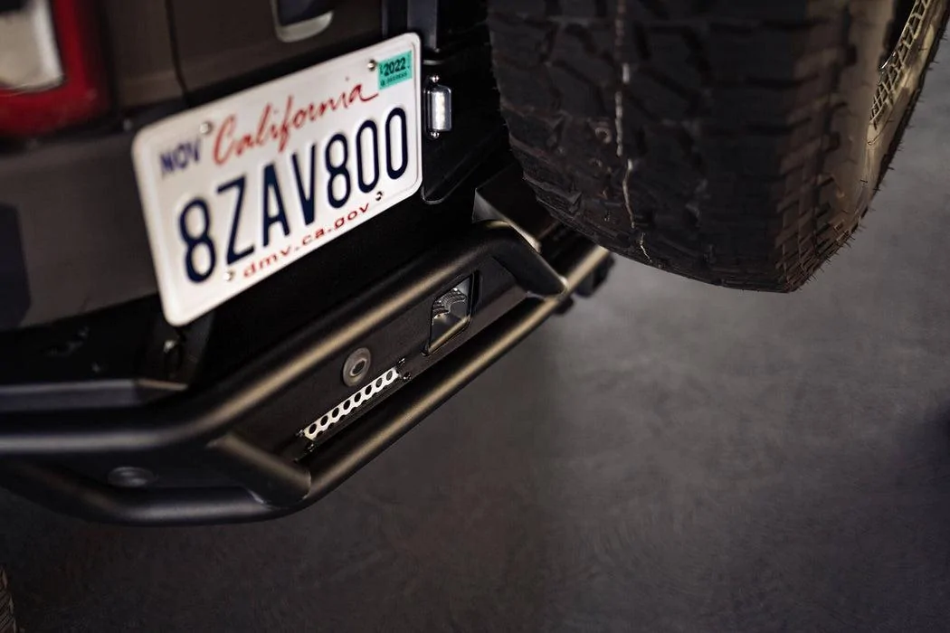 Ford Bronco DV8 Offroad | Rear License Plate Relocation Bracket 6th-gen-bronco-rear-license-plate-bracket_1051x700