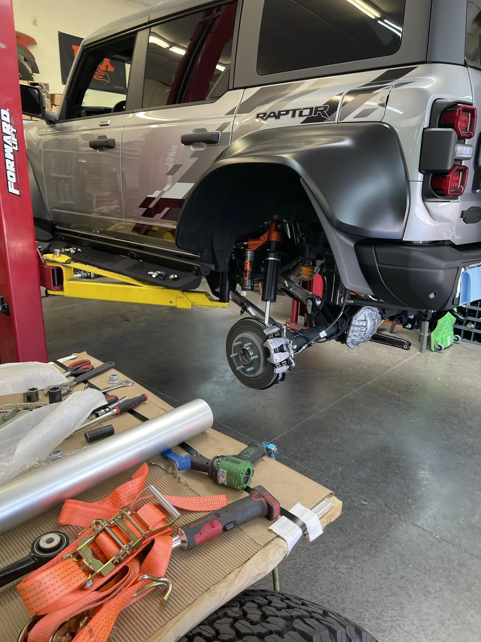 Ford Bronco Bronco Raptor Billet Aluminum Rear Suspension Installed 68840681376__06AEB637-ACD1-48E4-AA31-4DB58FD14C34