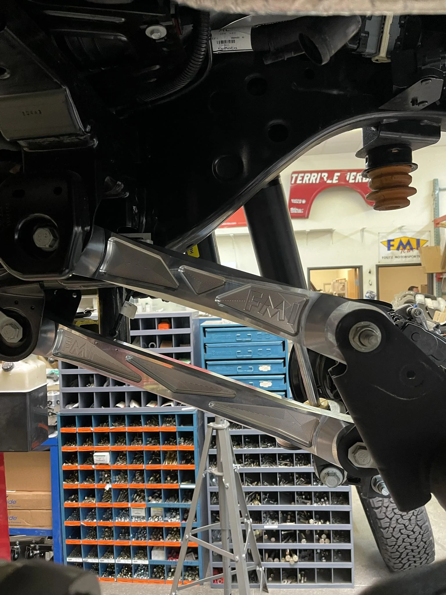 Ford Bronco Bronco Raptor Billet Aluminum Rear Suspension Installed Bronco_raptor_billet_aluminum_rear_suspension_5