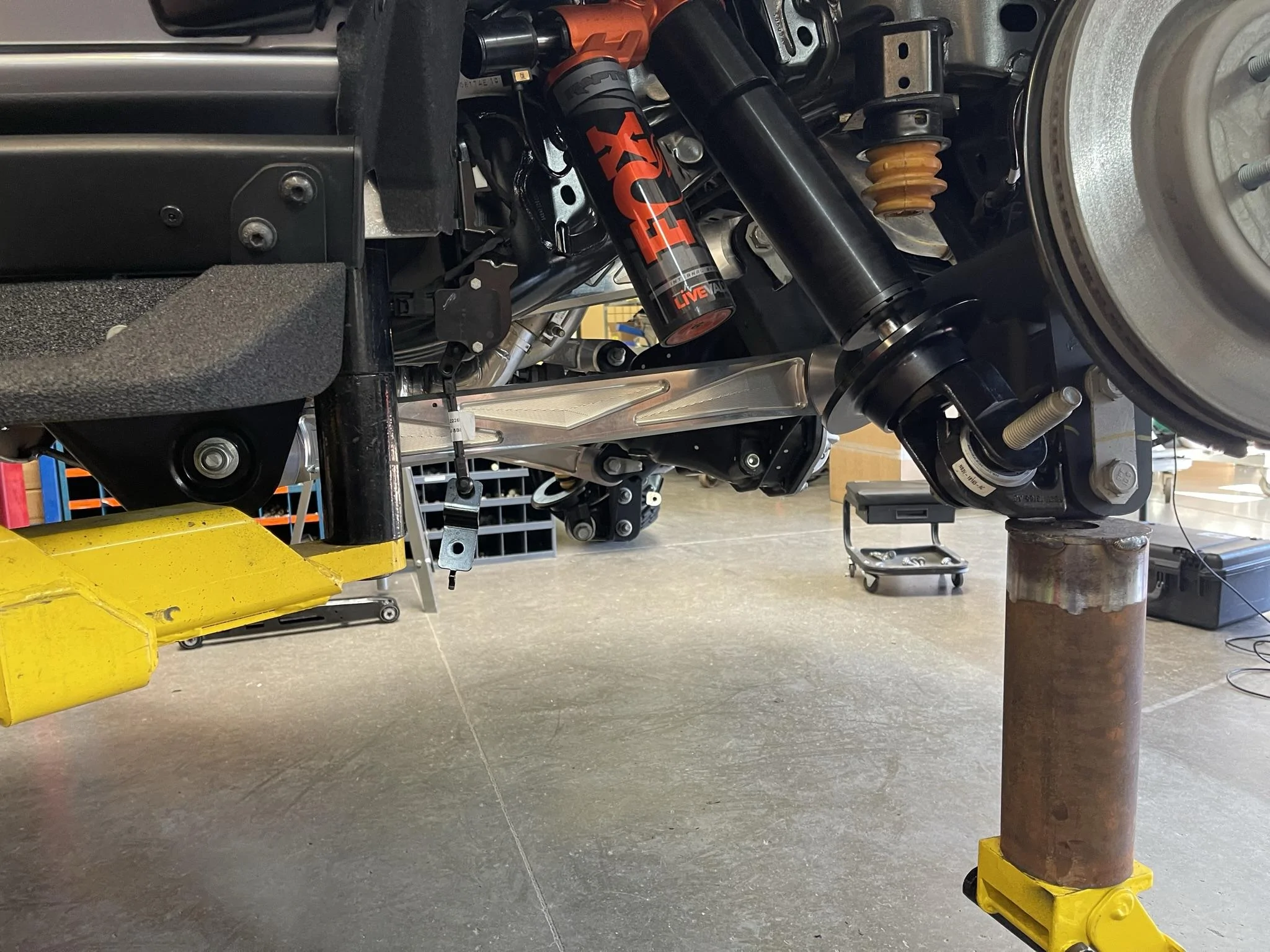 Ford Bronco Bronco Raptor Billet Aluminum Rear Suspension Installed Bronco_raptor_billet_aluminum_rear_suspension_13