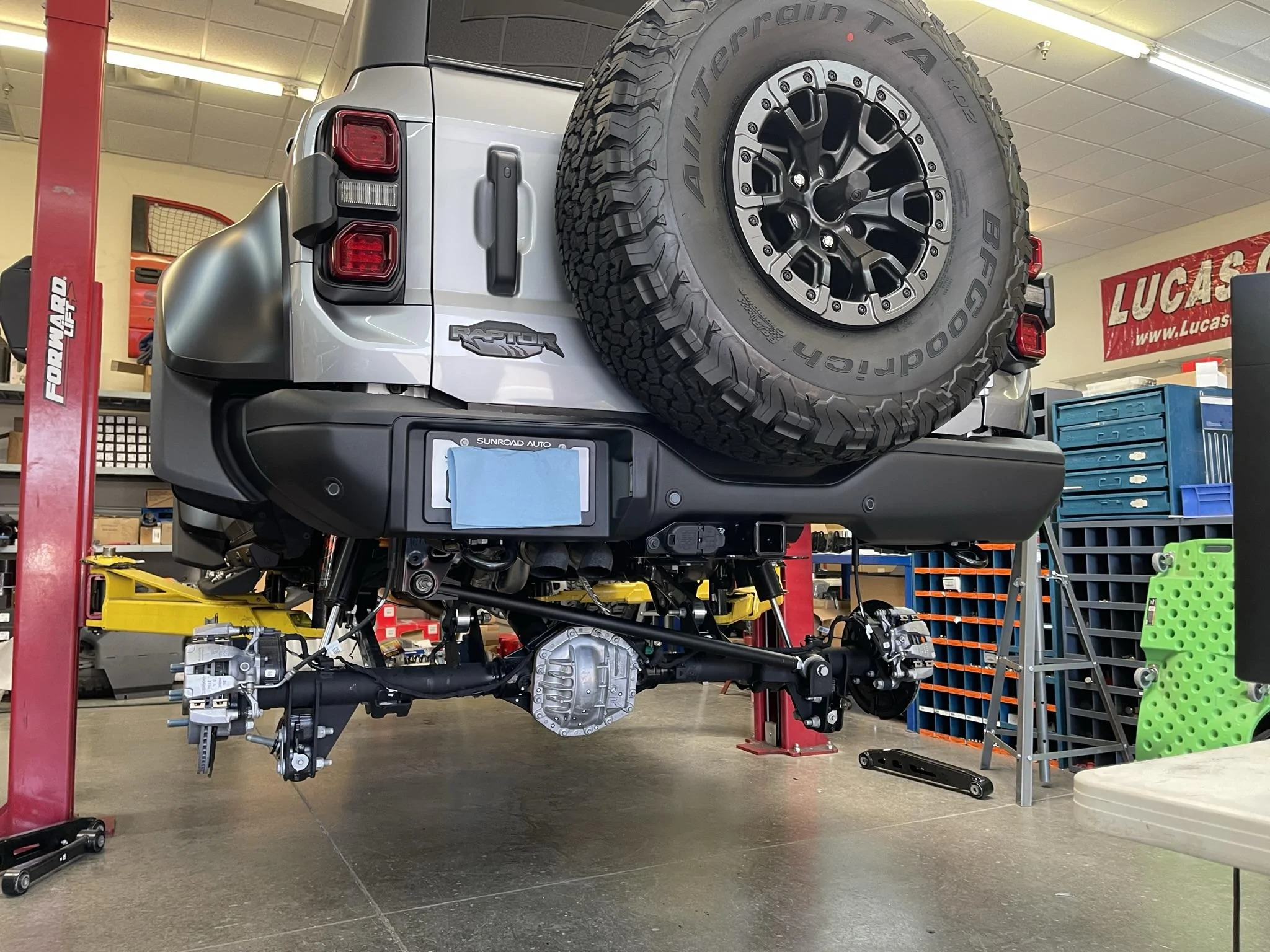 Ford Bronco Bronco Raptor Billet Aluminum Rear Suspension Installed Bronco_raptor_billet_aluminum_rear_suspension_25
