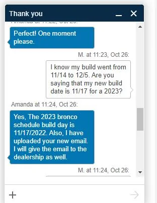 Ford Bronco Build Date moved Closer! Ford_Chat